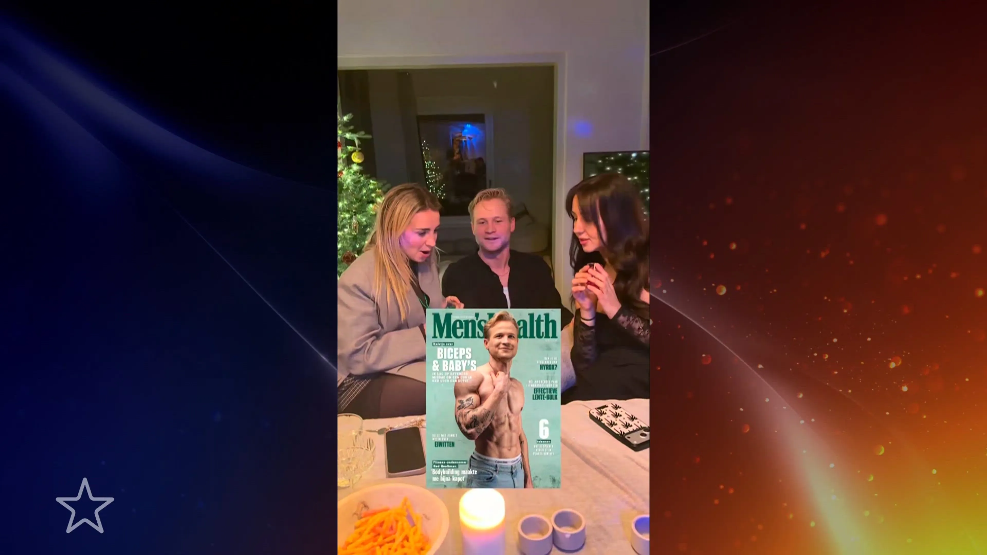 Kalvijn toont cover Men's Health aan zijn geliefden