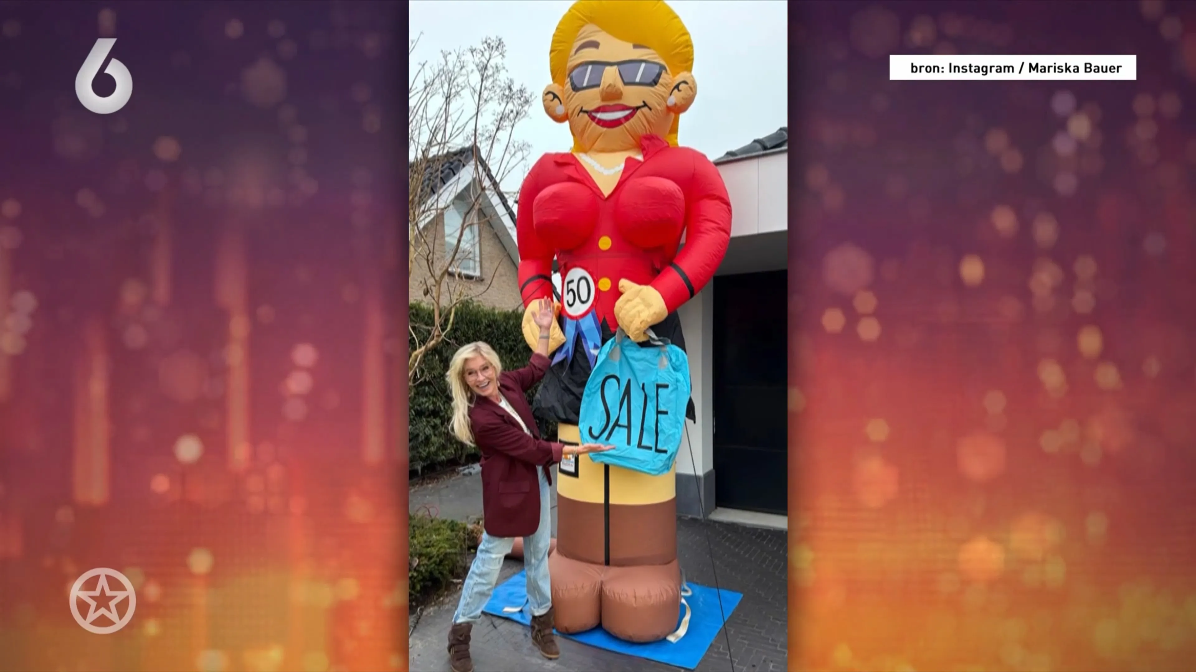 Mariska Bauer mocht 50 kaarsjes uitblazen