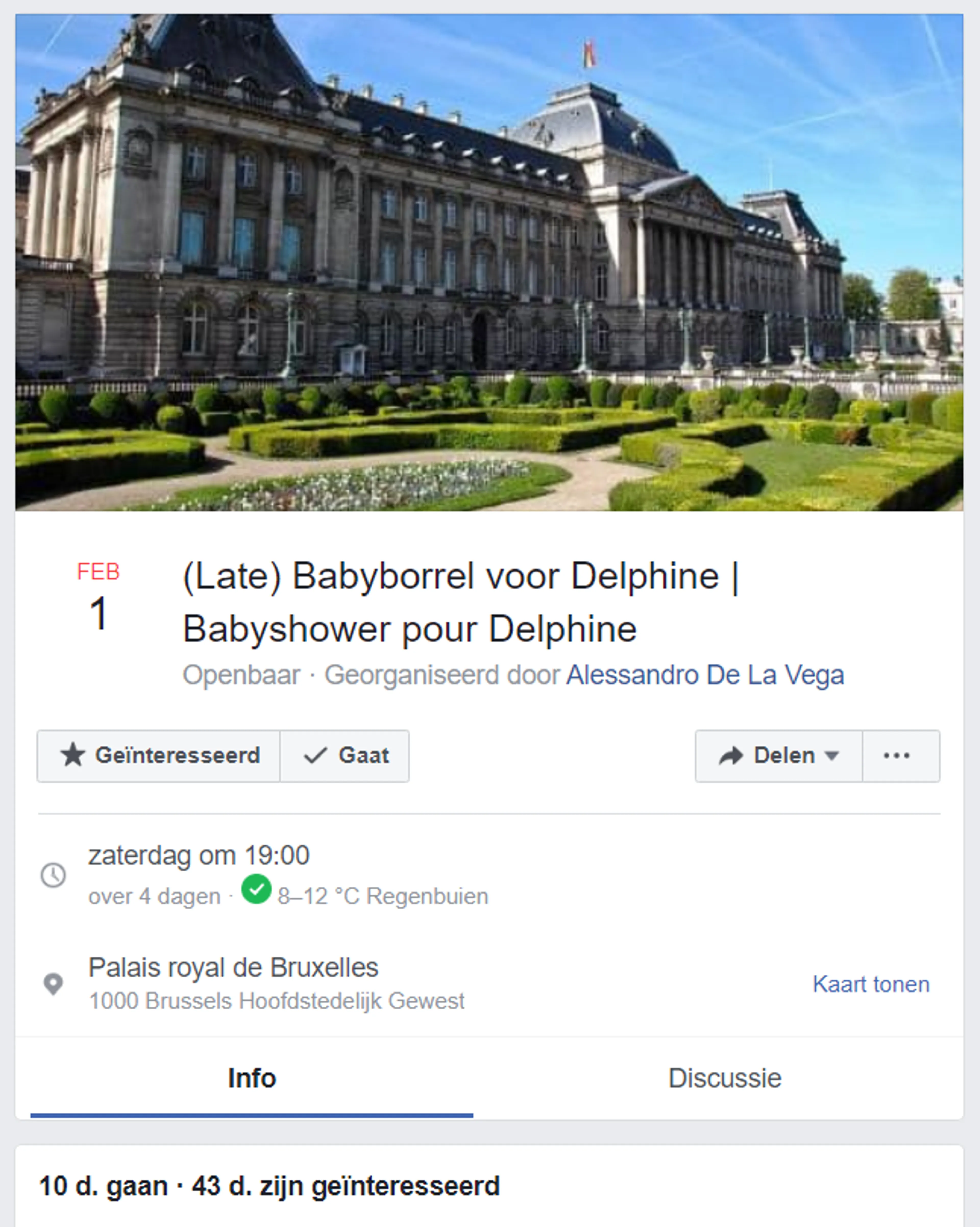 Delphine Boël krijgt eindelijk haar babyshower