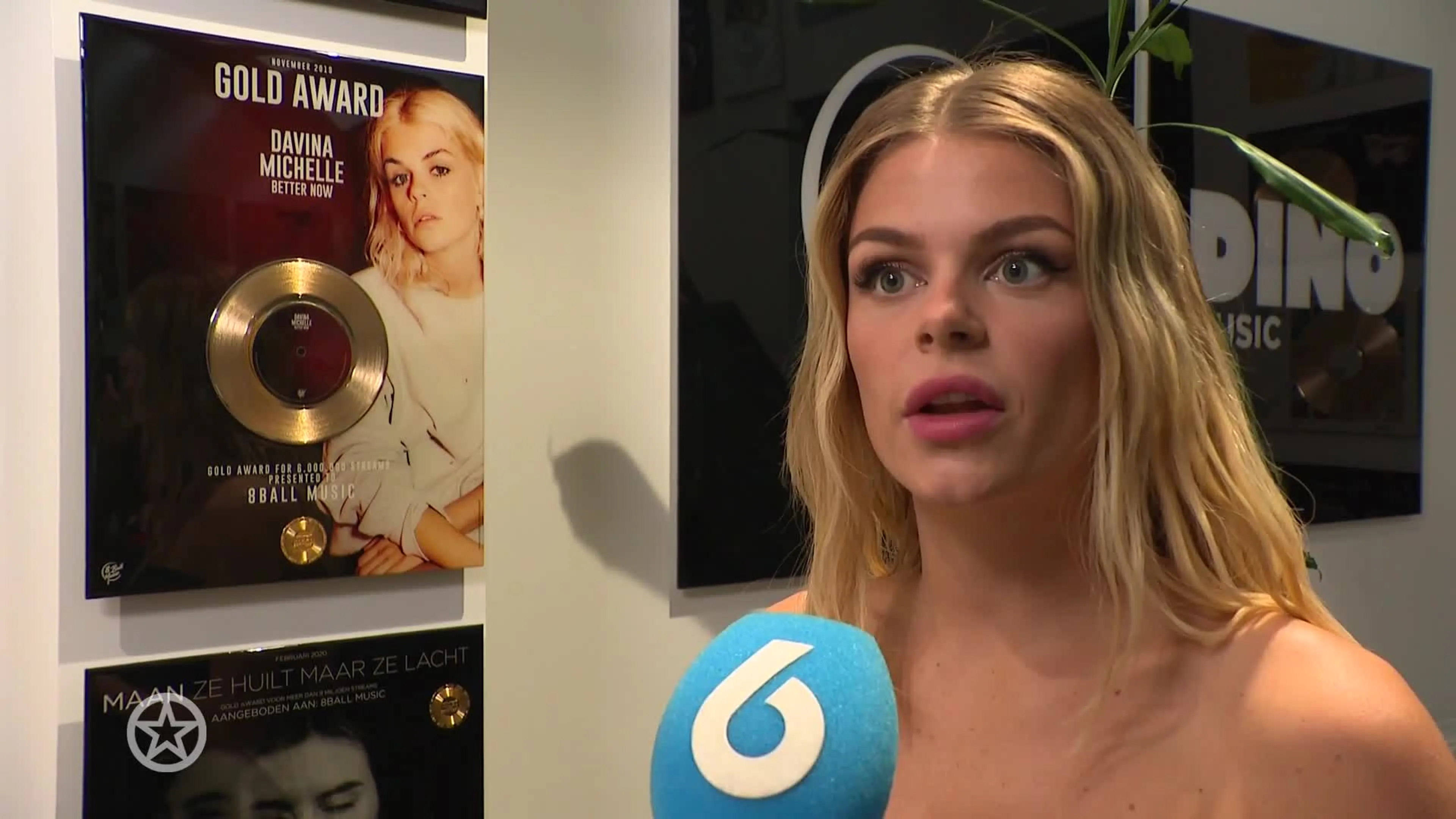 Grote domper voor Davina Michelle