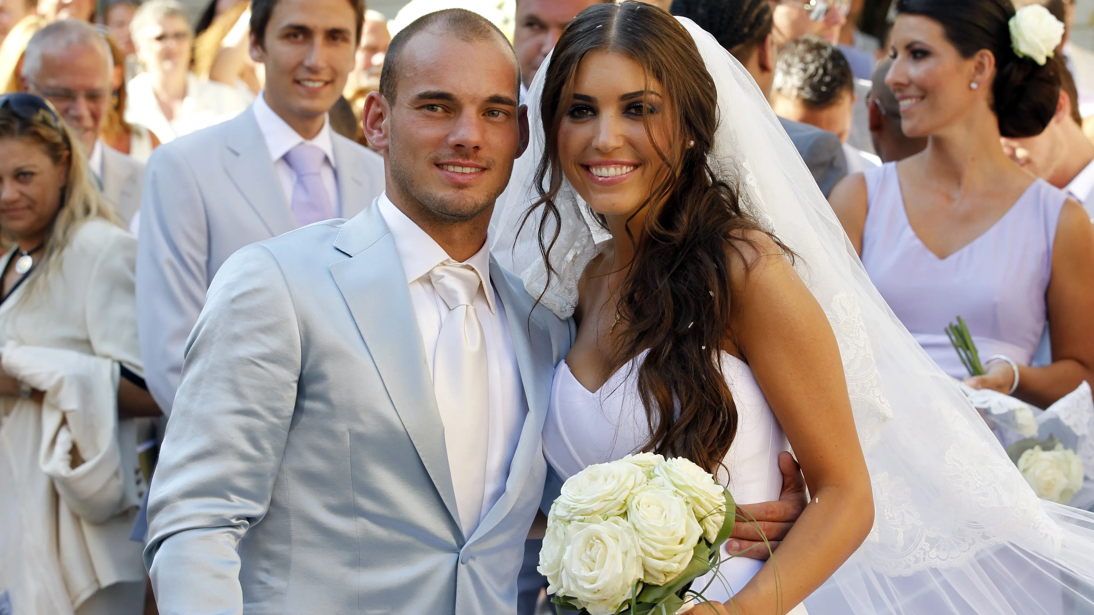 Bevestigd: Wesley Sneijder en Yolanthe Cabau zijn nog altijd getrouwd
