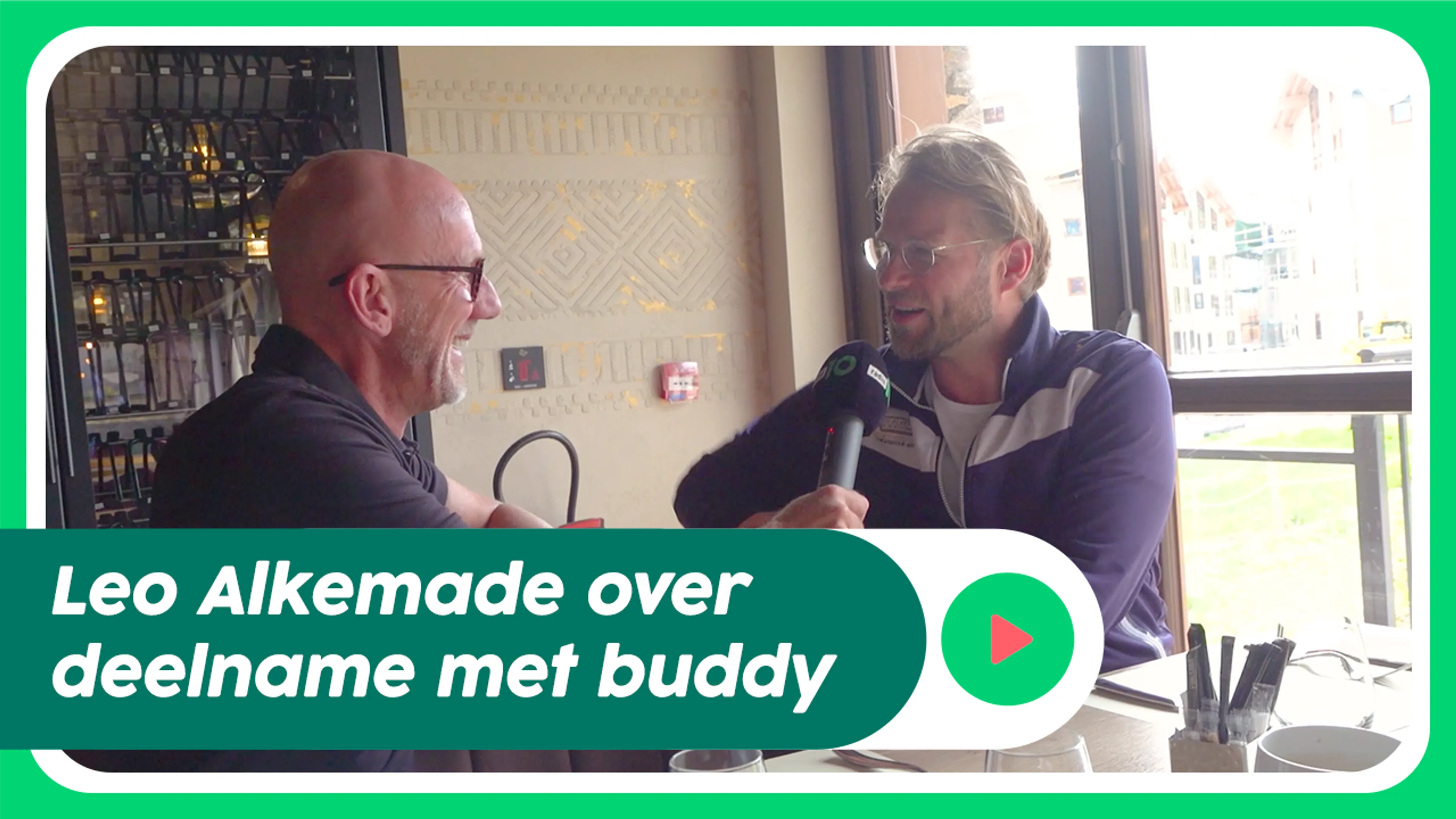 Leo Alkemade vertelt over zijn deelname aan Alpe d'Huzes samen met zijn buddy (Radio 10)