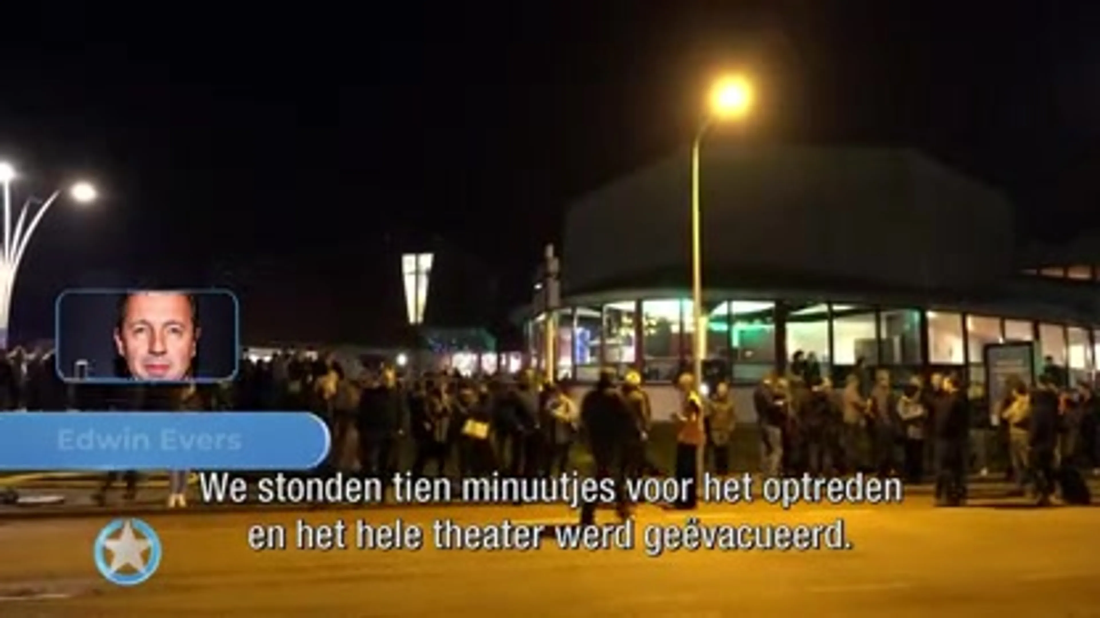 Edwin Evers opgeschrikt door brand