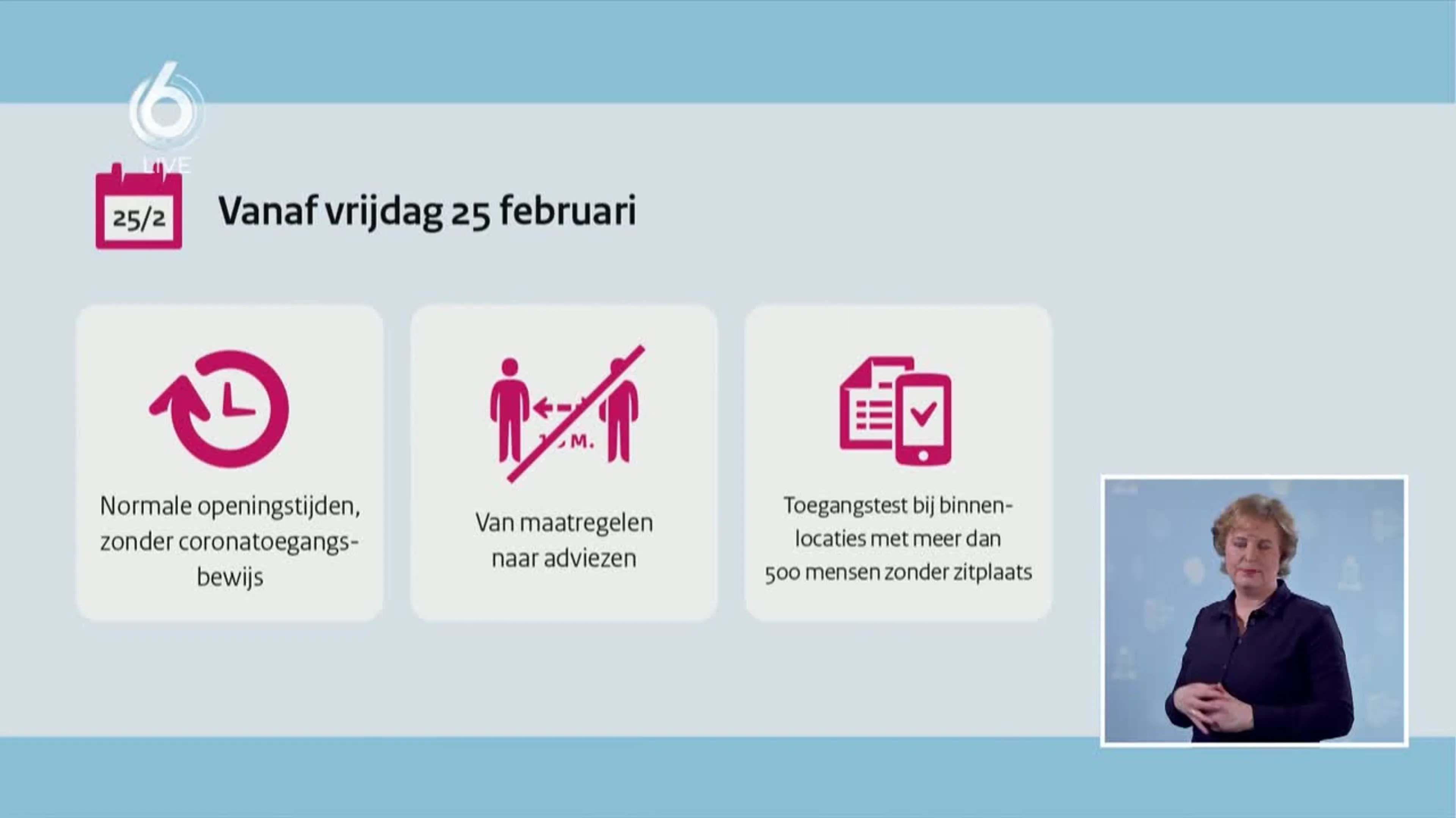 Fantastisch nieuws op persconferentie