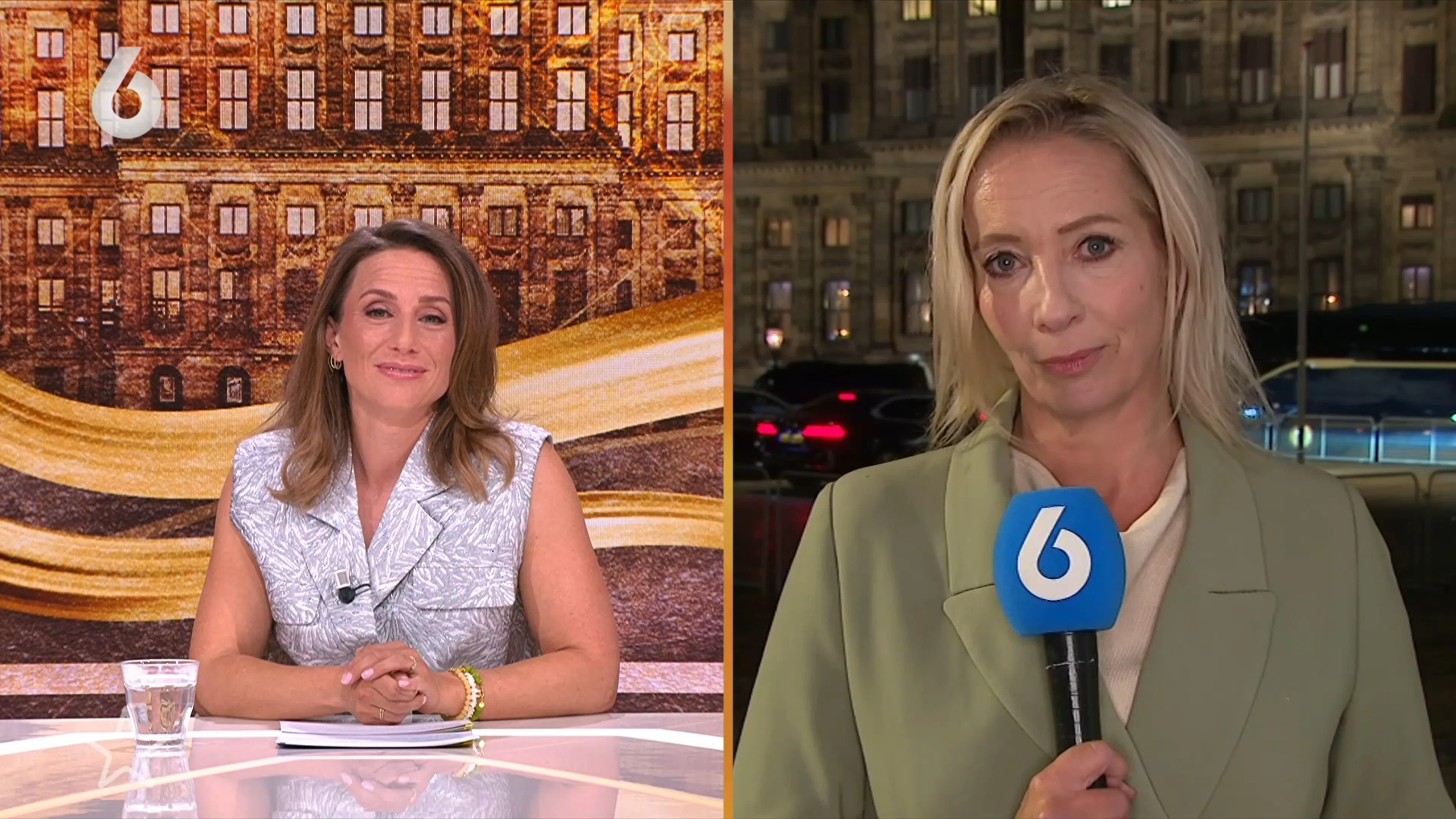 Live bij het eerste staatsbanket van de Oranjes met Duits bezoek