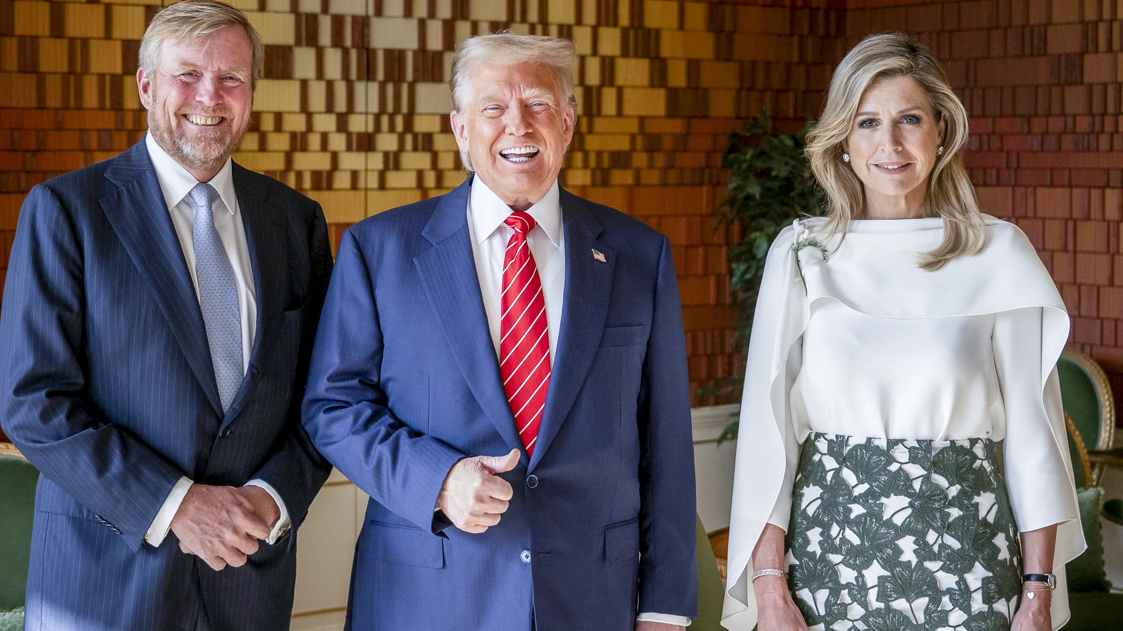 Video van Máxima en Donald Trump gaat viral op TikTok