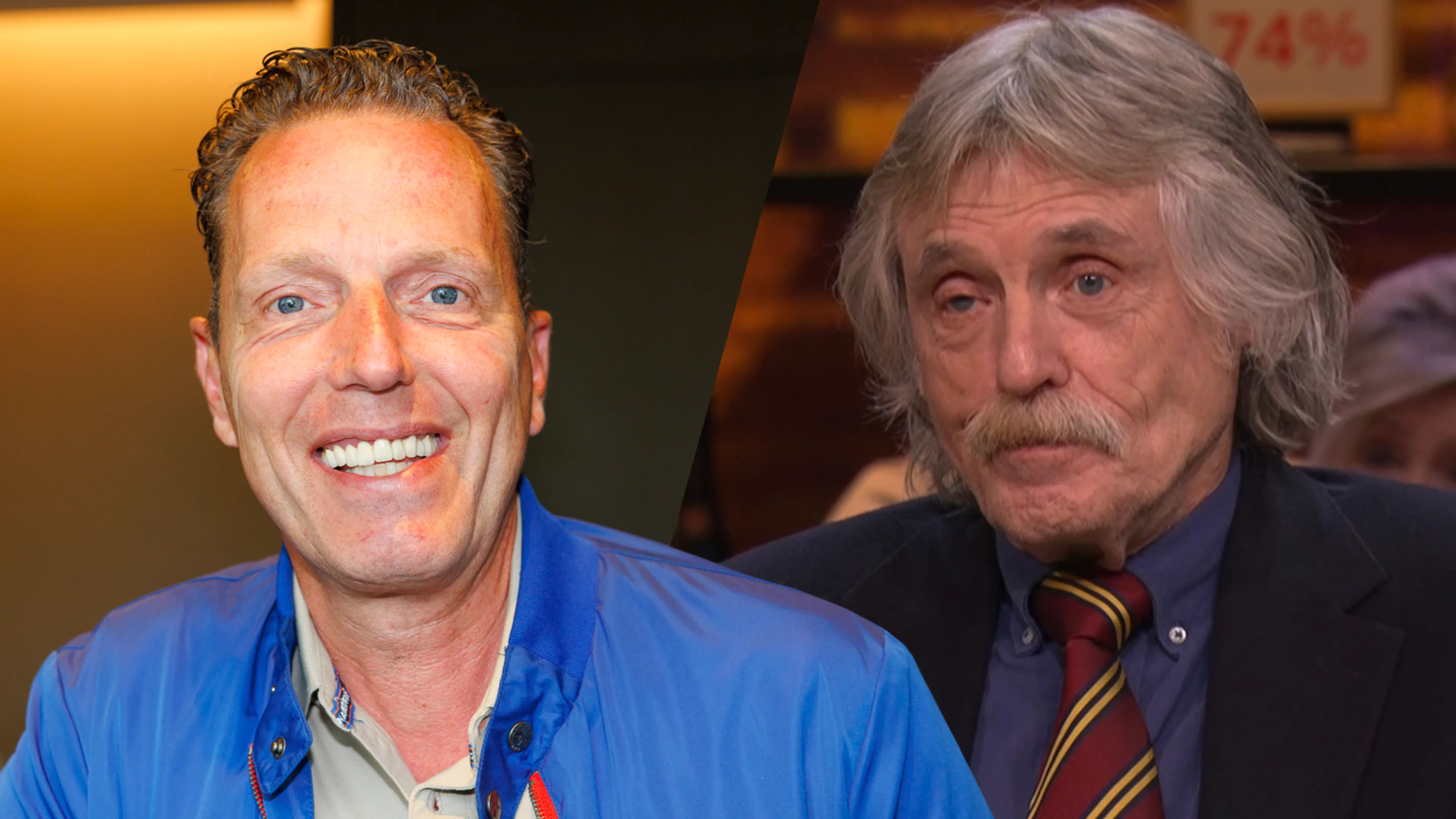Johan Derksen neemt déze woorden terug in sauna-rel Rob Geus en John van den Heuvel
