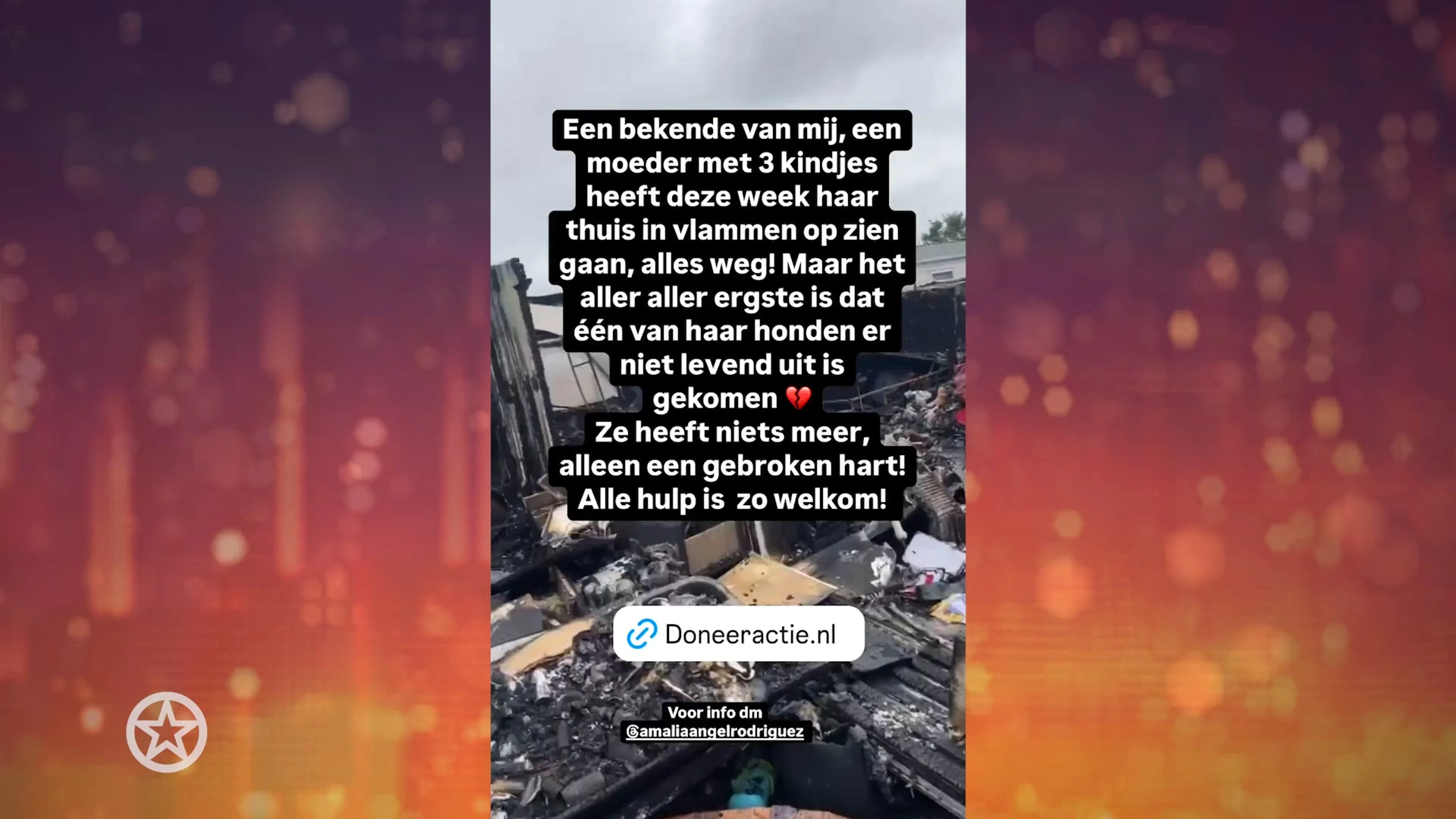 Huis van vriendin Monique Westenberg in vlammen opgegaan