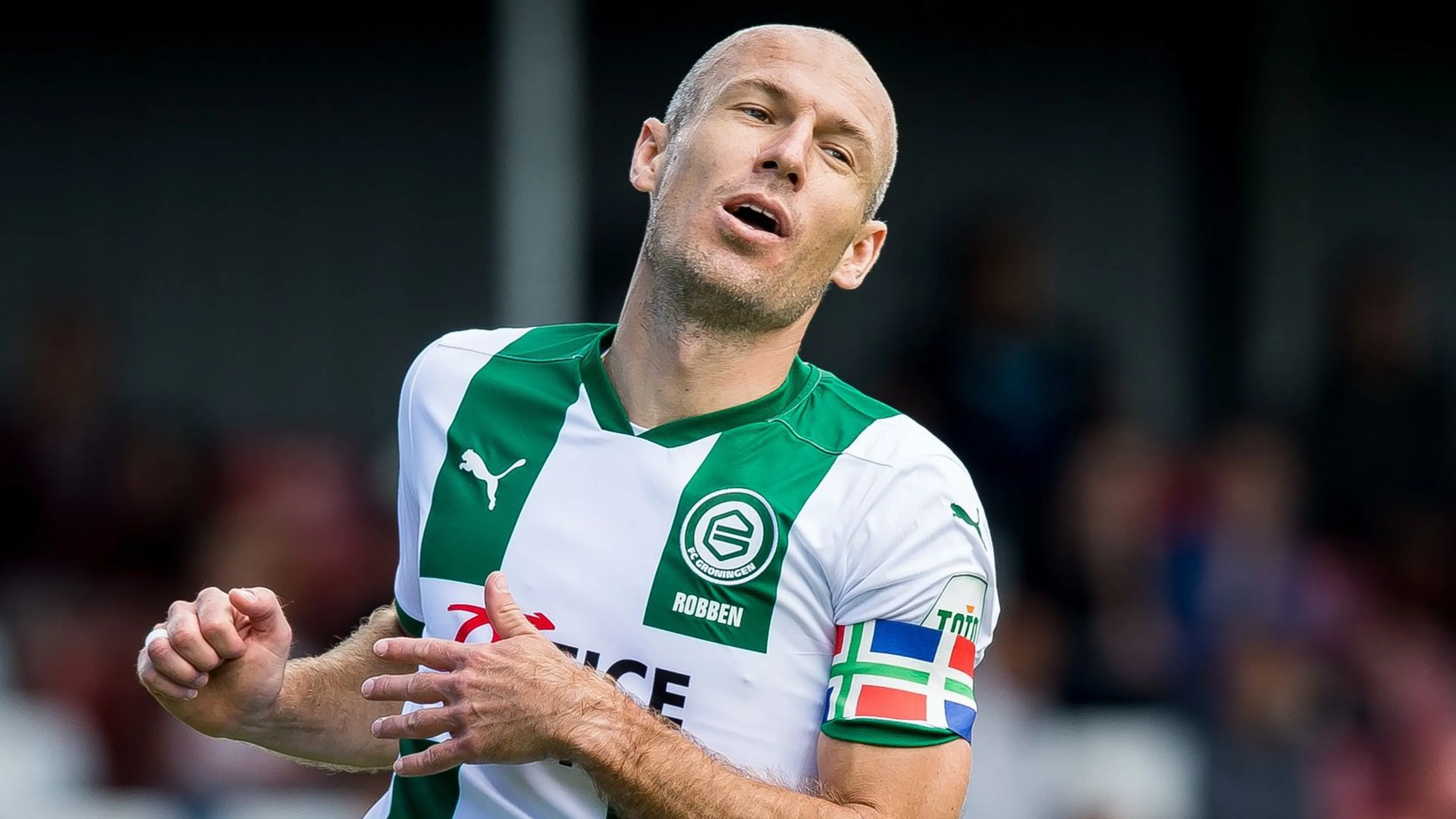 Flinke domper voor Arjen Robben