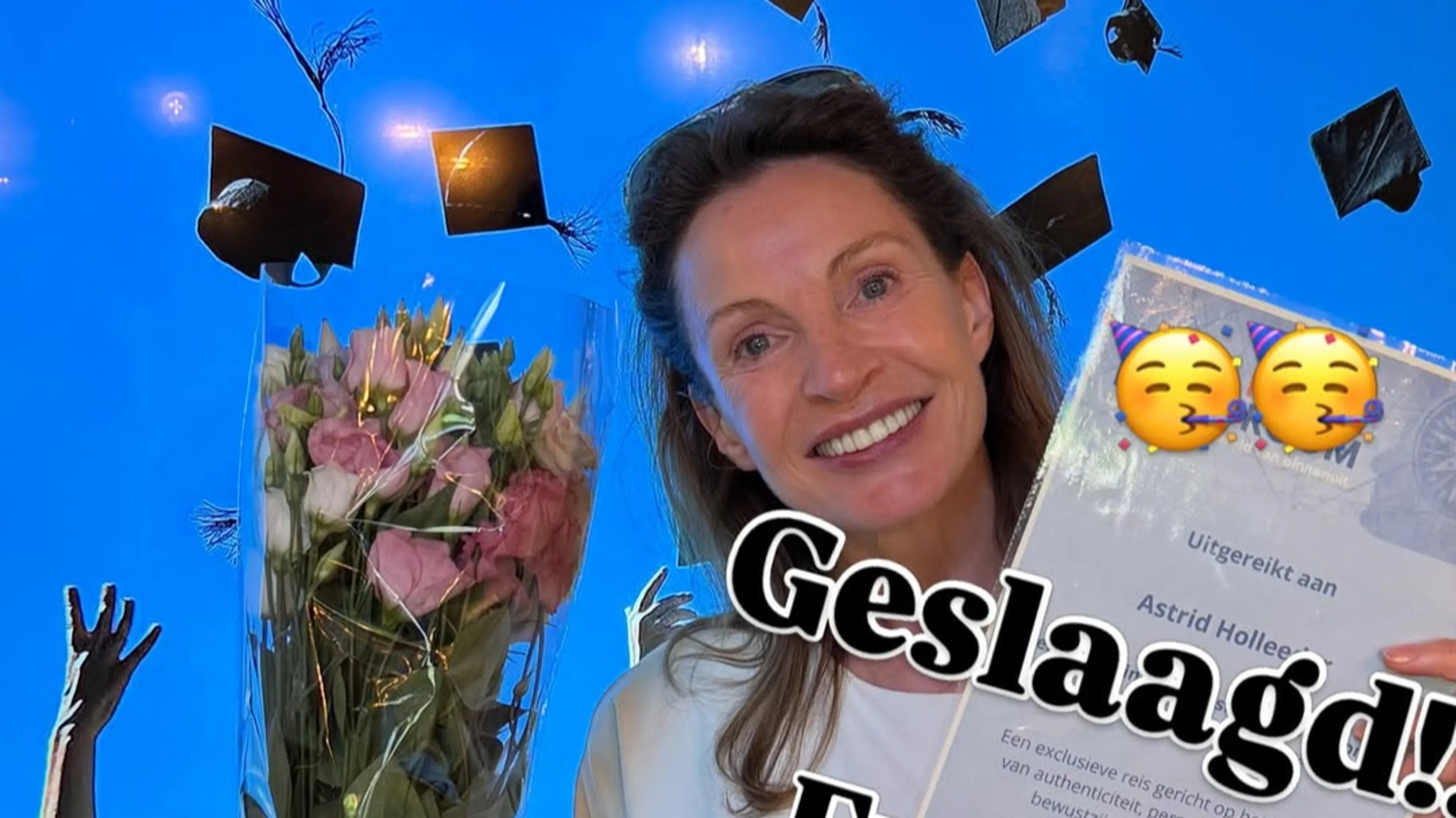 Astrid Holleeder haalt bijzondere diploma: 'Geslaagd en blij'
