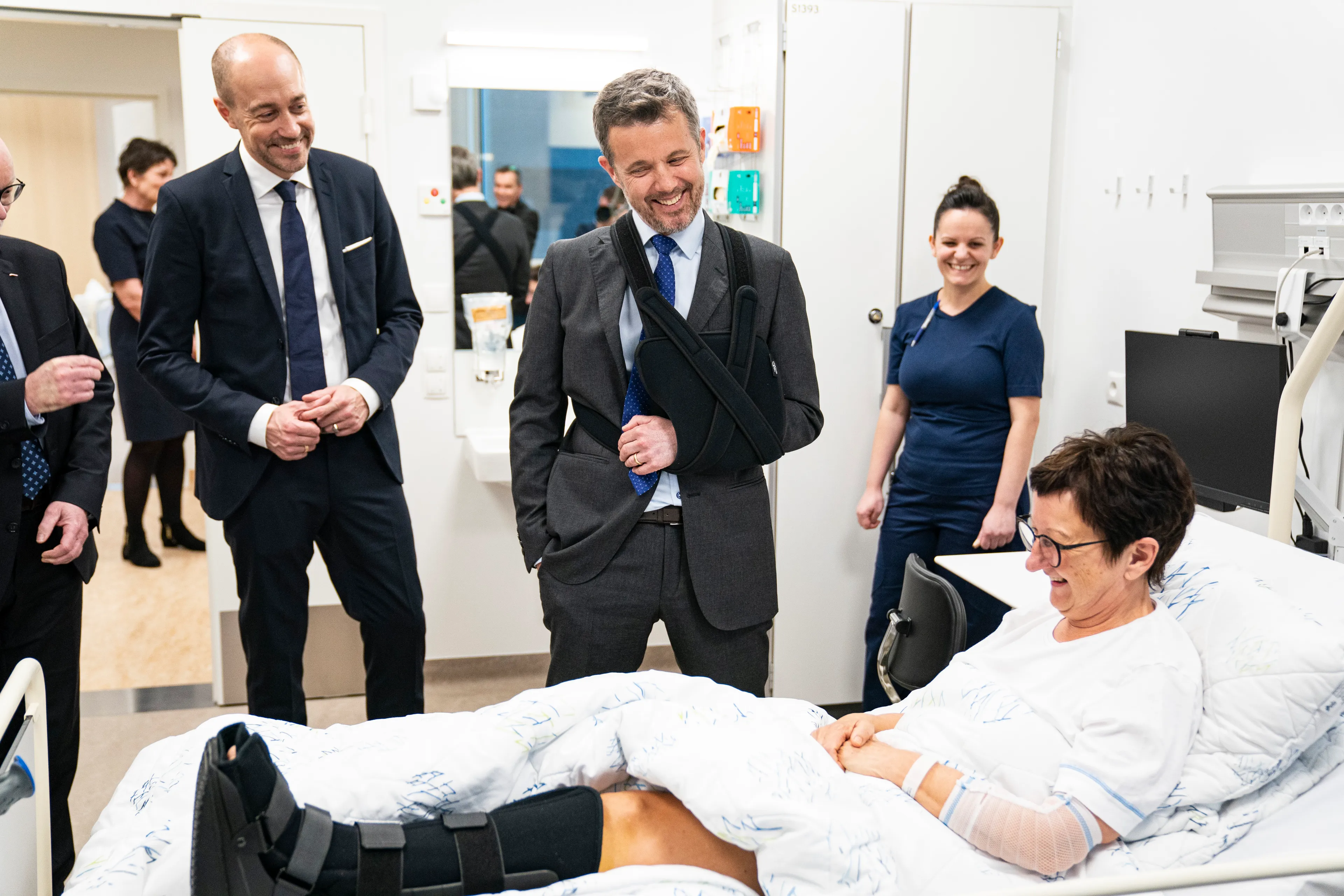 Frederik voor de tweede keer in één week naar het ziekenhuis