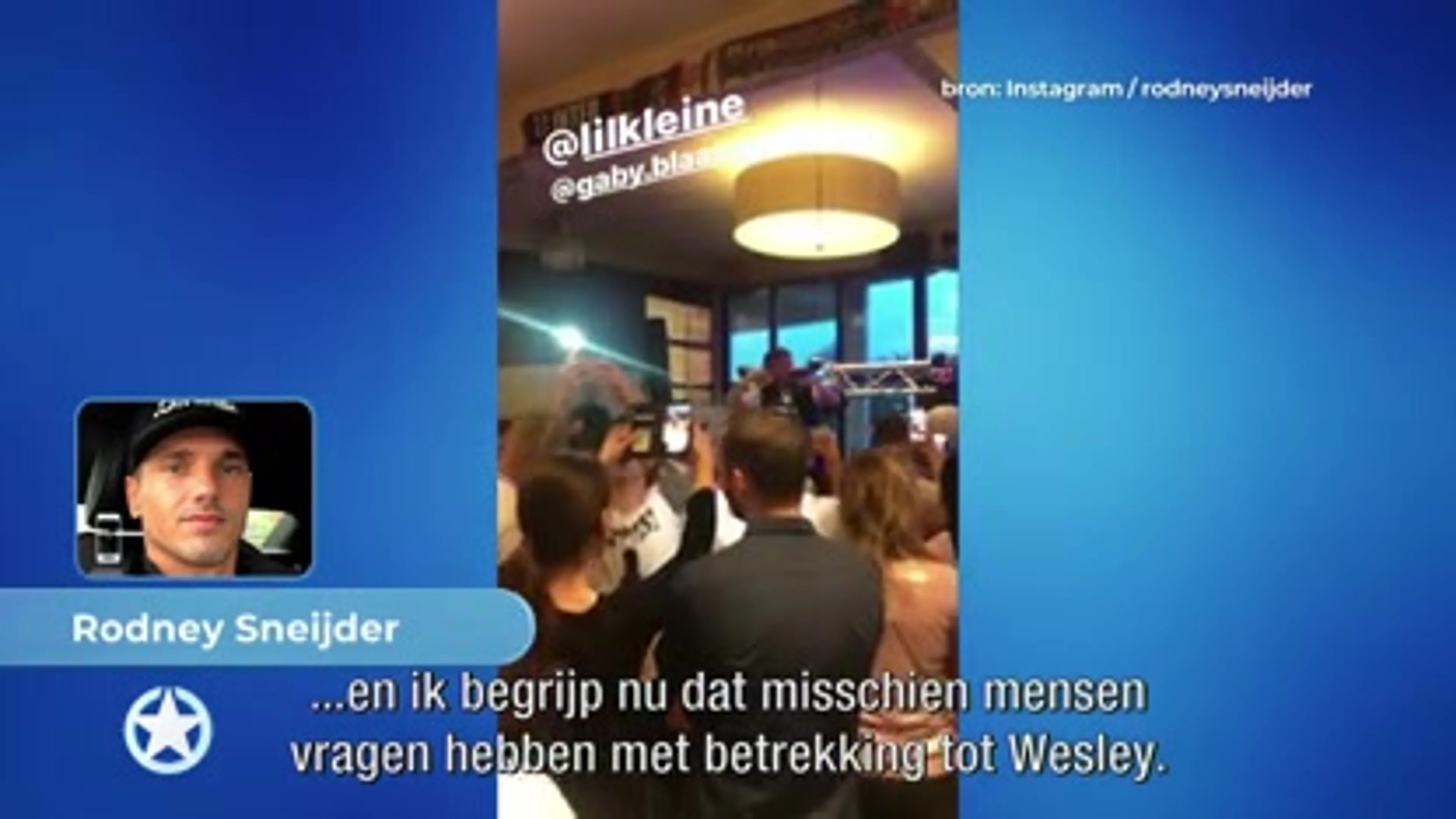 Rodney Sneijder geeft update over Wesley