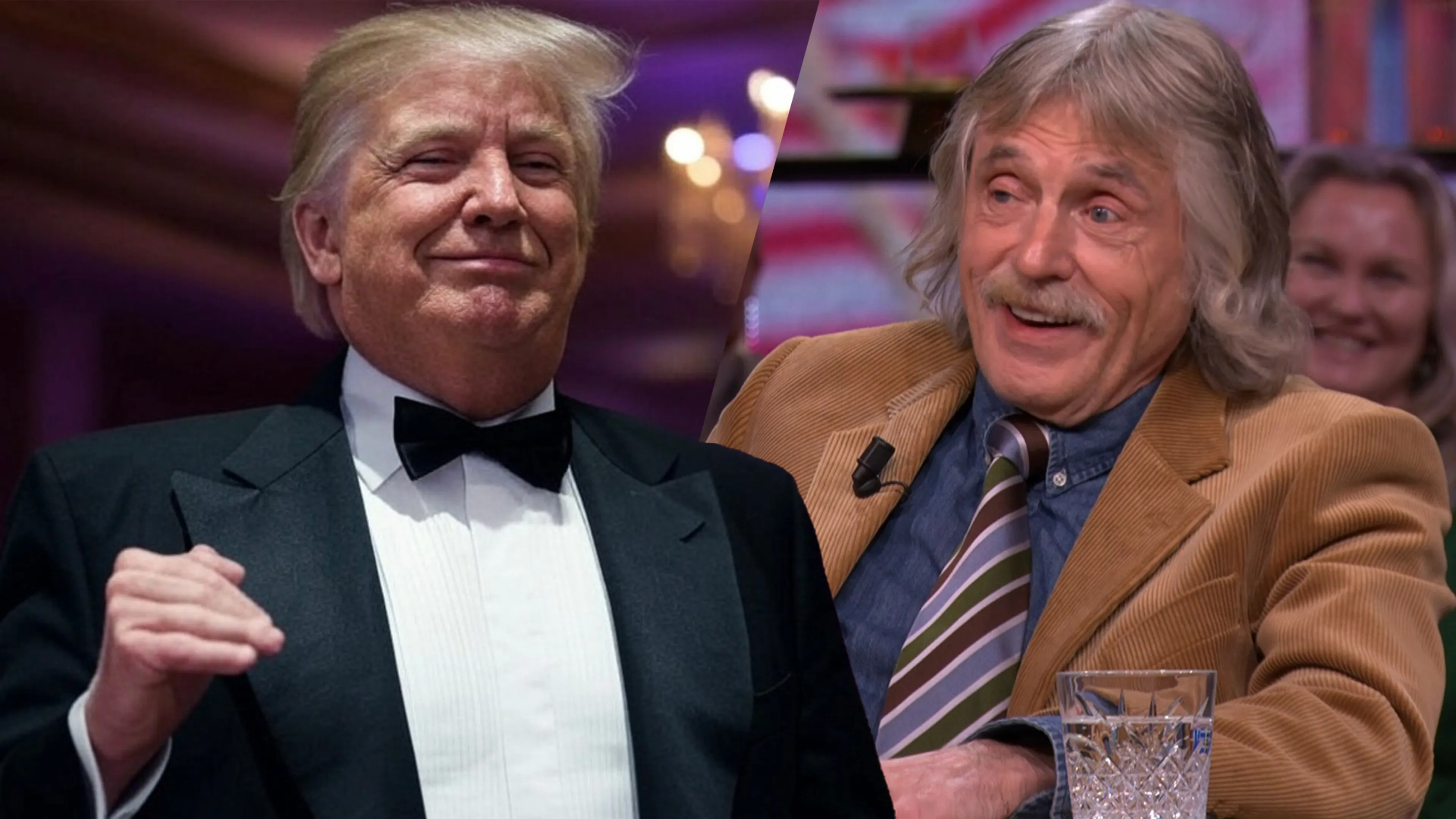 Johan genoot van Trump-show: 'Vooral van de zure gezichten bij de democraten