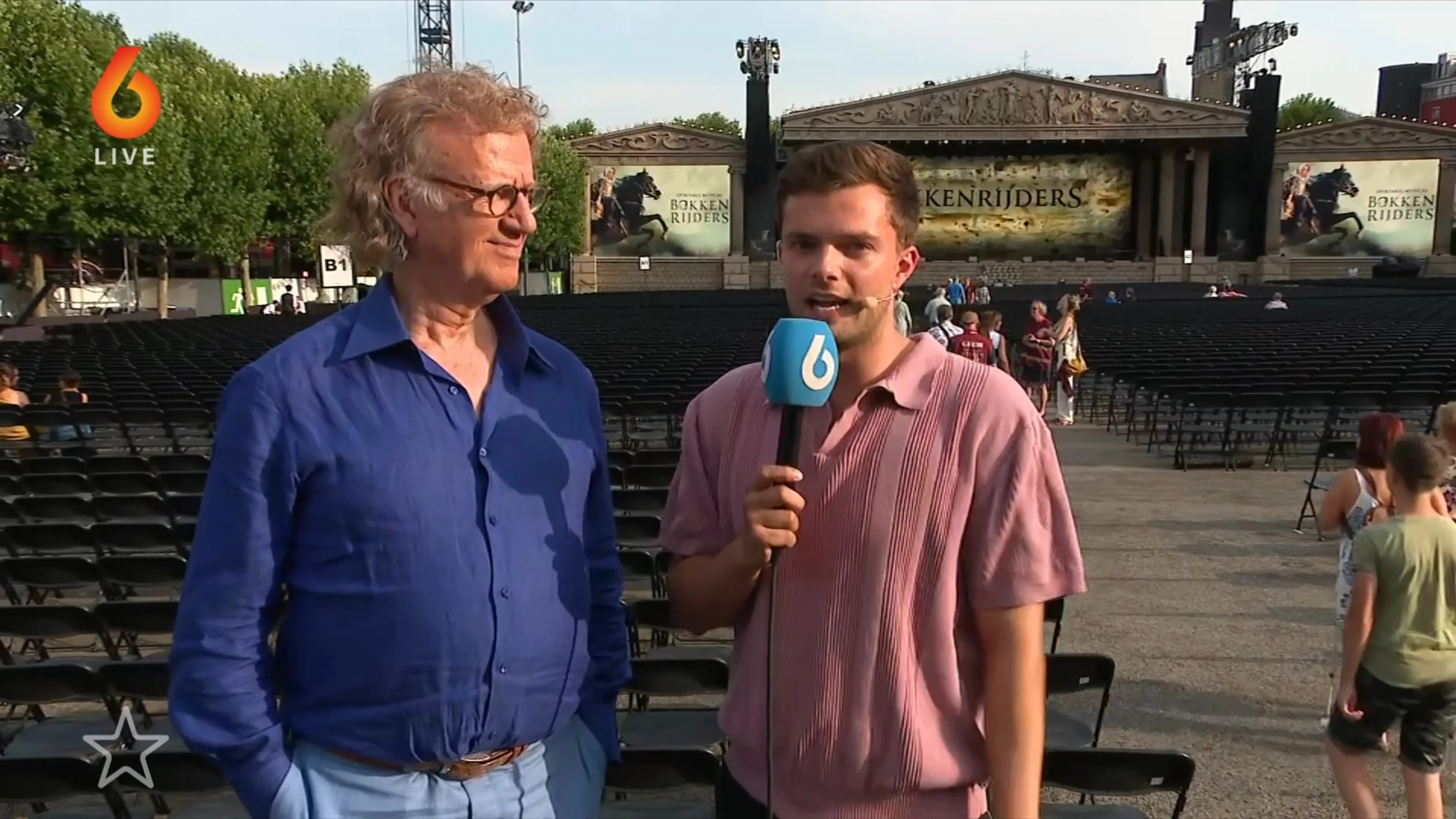 Buddy Vedder en André Rieu op het Vrijthof