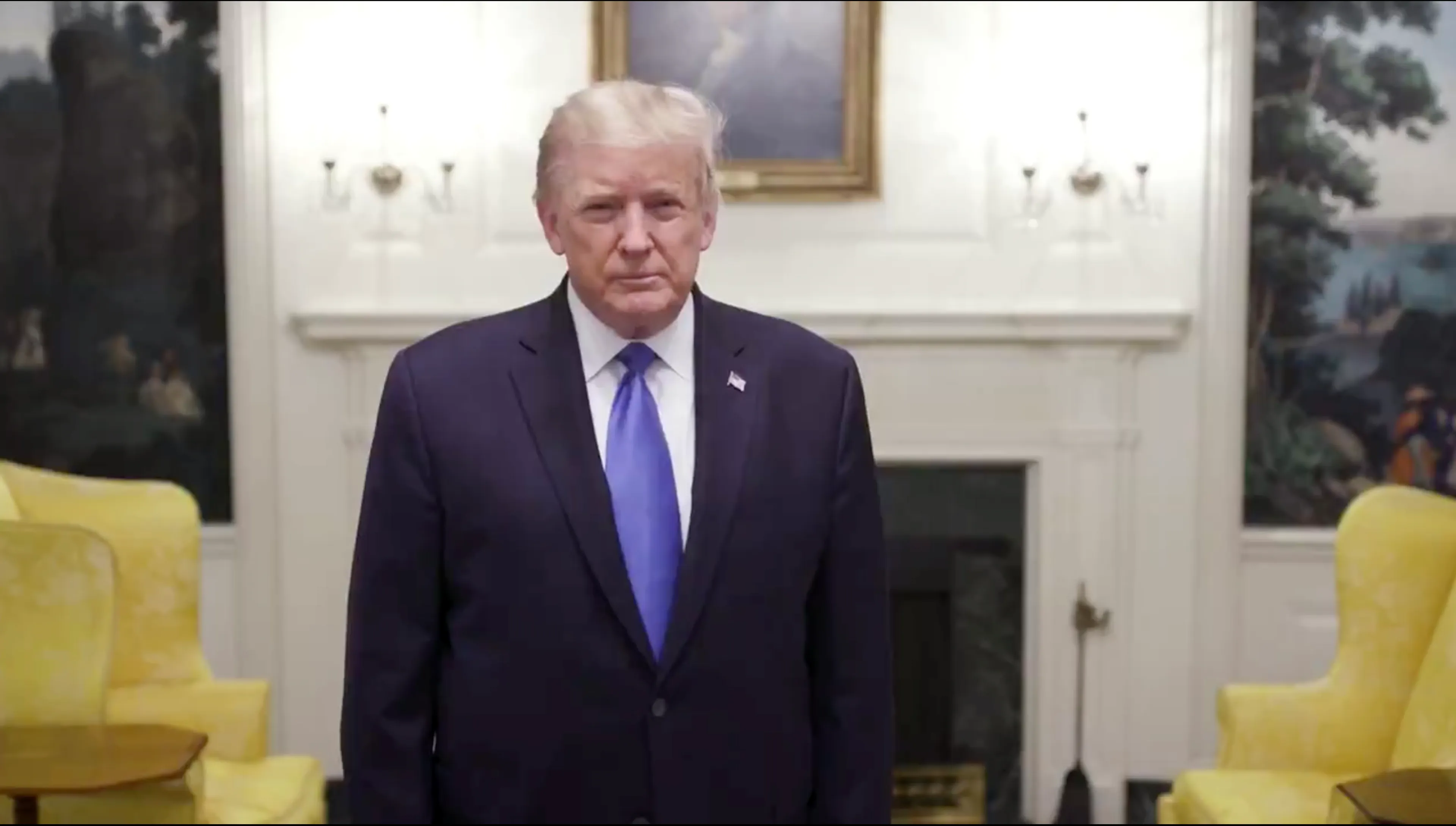 Trump: Ik voel me goed, ga spoedig weer aan het werk