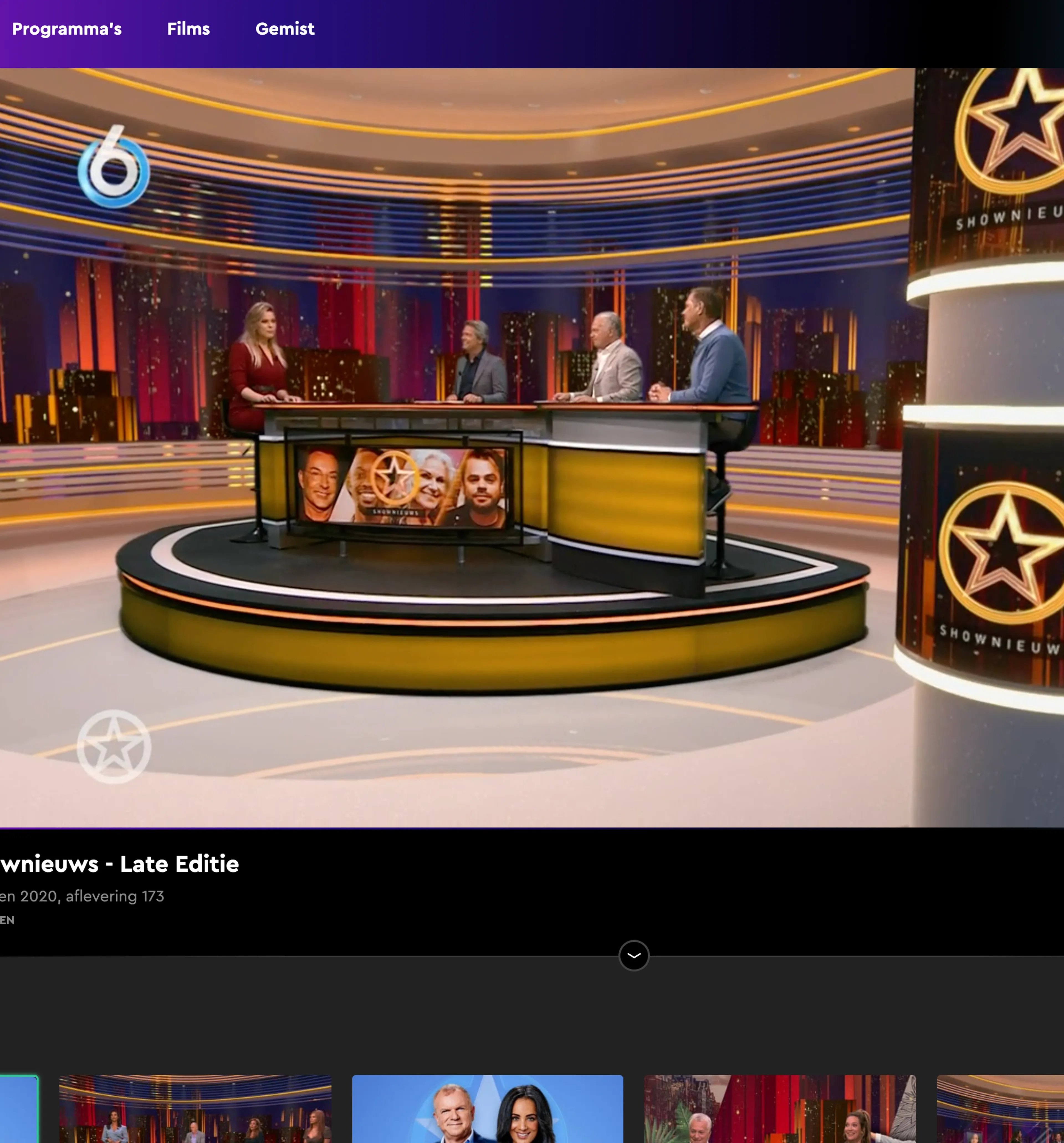 14 juli 2020 - Shownieuws - late editie
