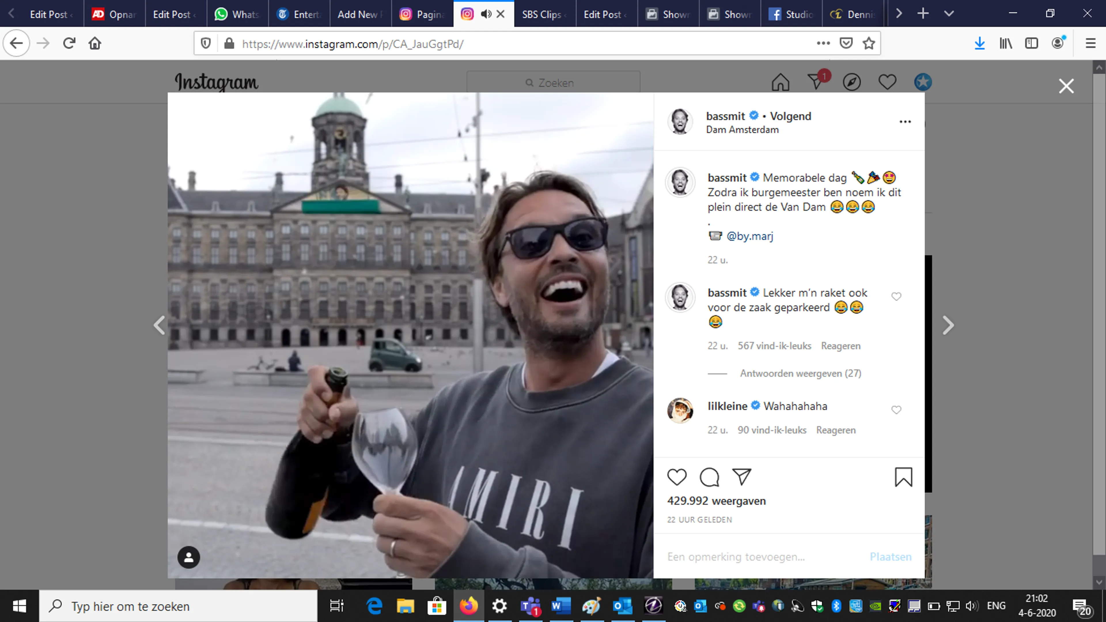 'Chaos in gemeentehuis Amsterdam na grap Bas Smit'