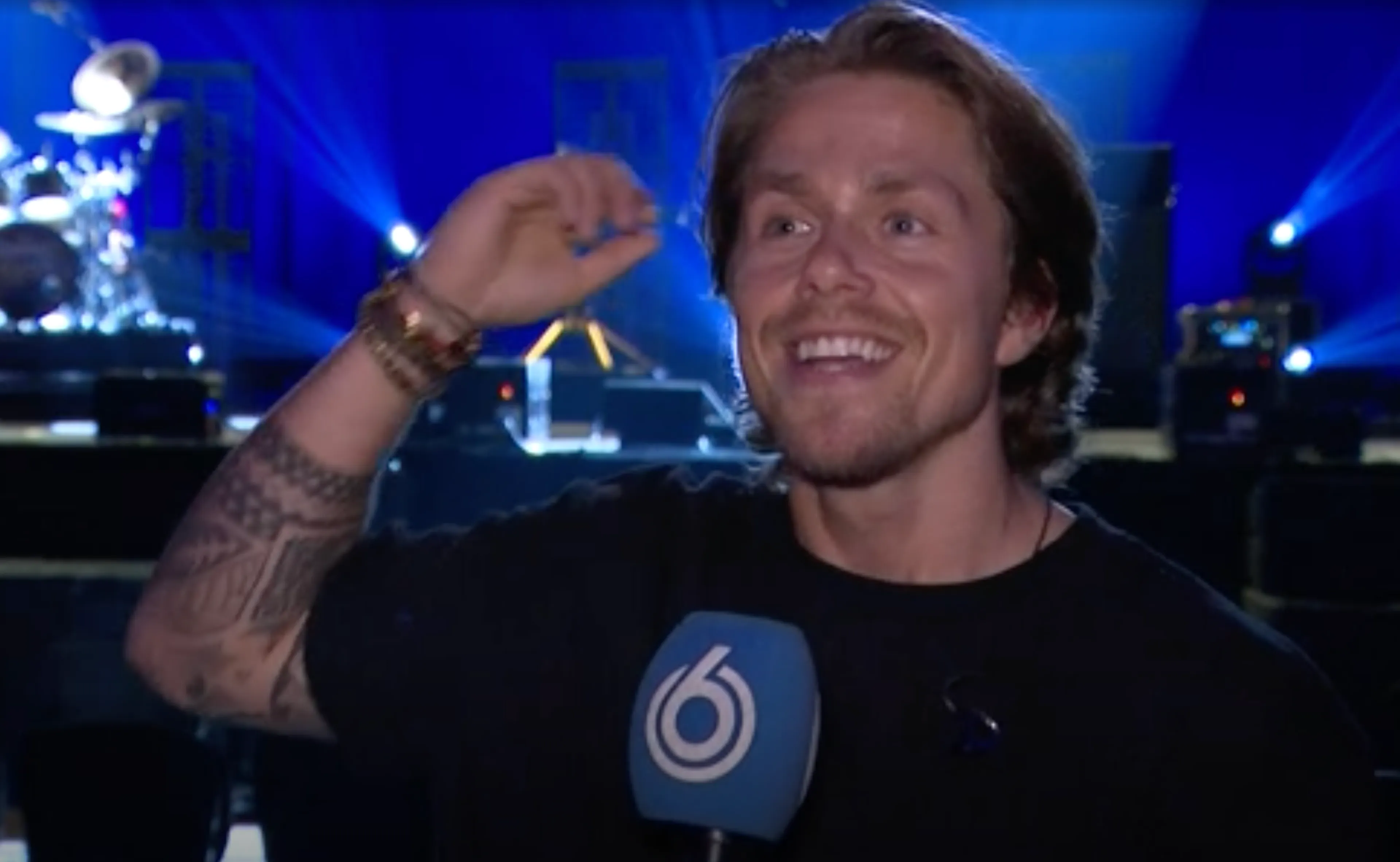 André Hazes geniet intens van bijzonder moment