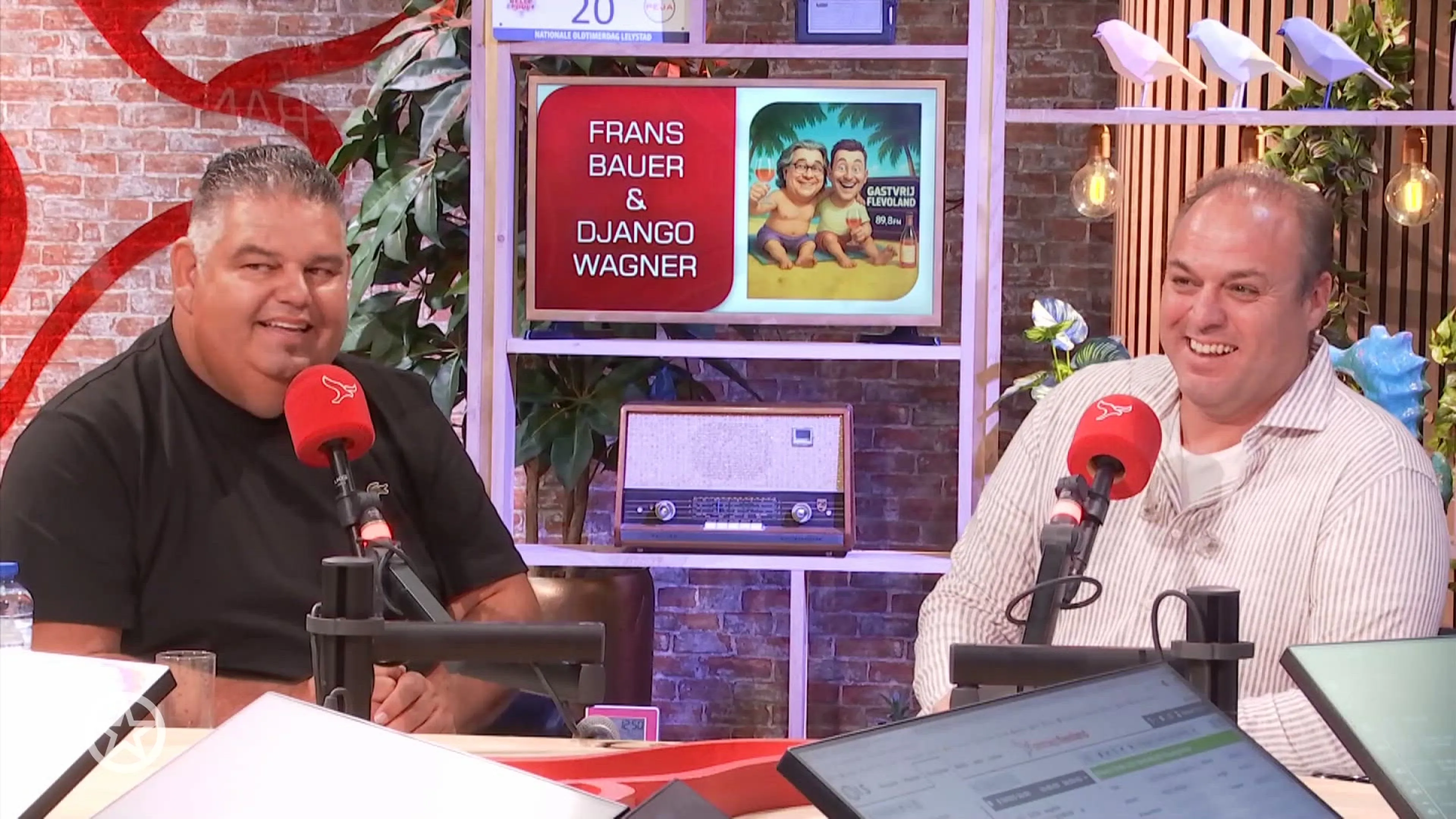 Christiaan en Frans Bauer over jarige oma en moeder Wies