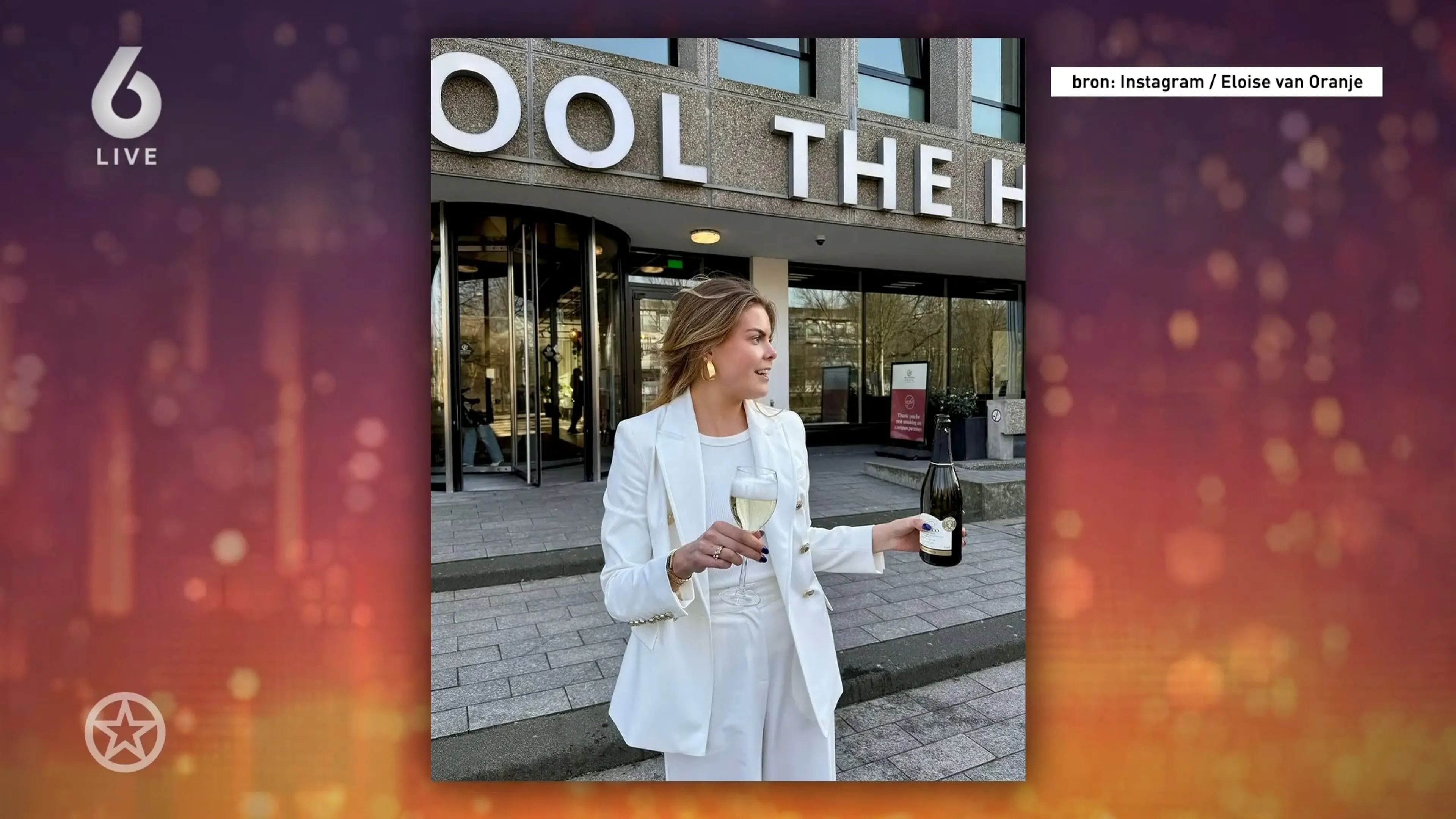 Eloise van Oranje studeert af met hoog cijfer