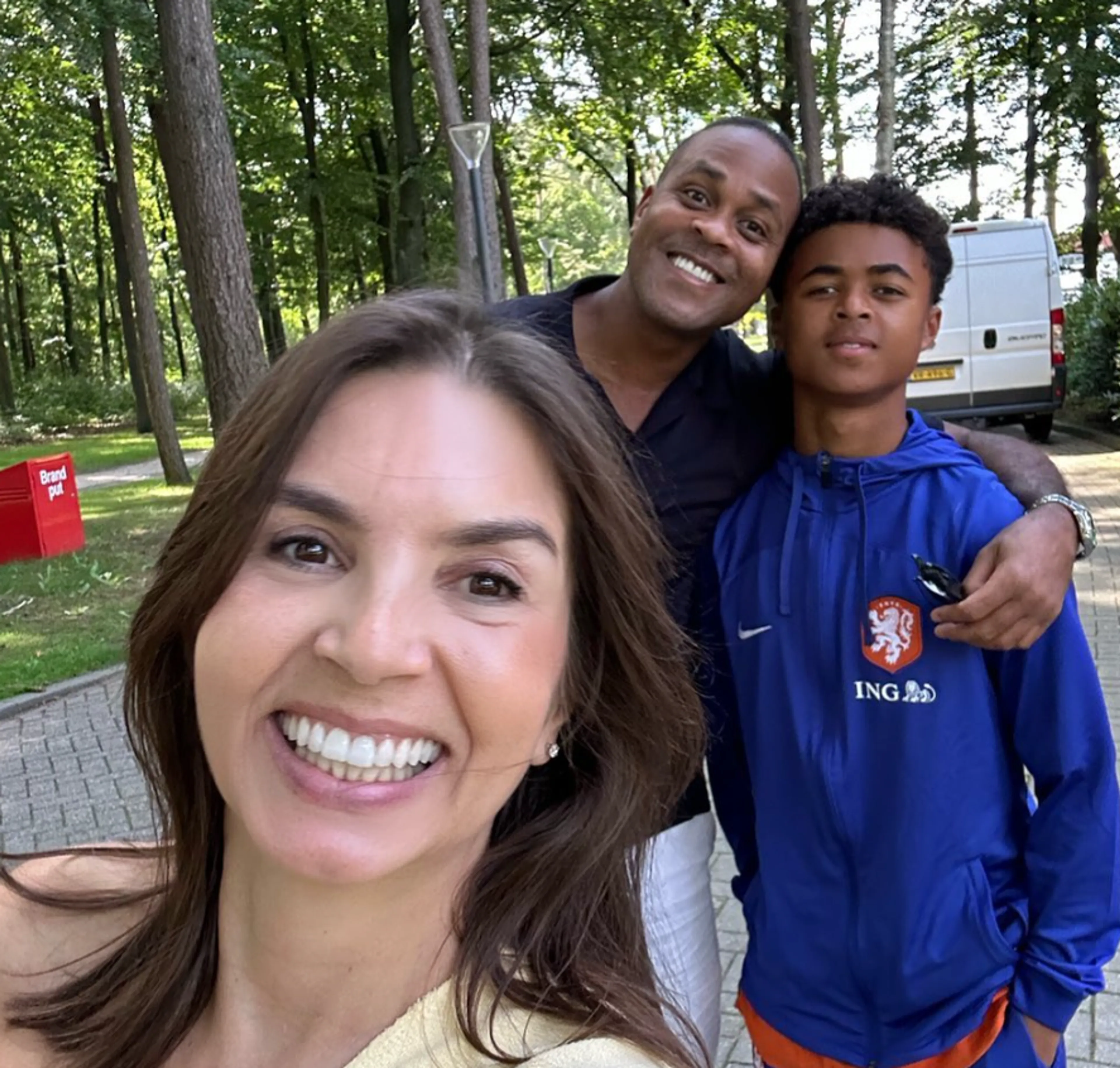 Rossana Kluivert oog in oog met ex