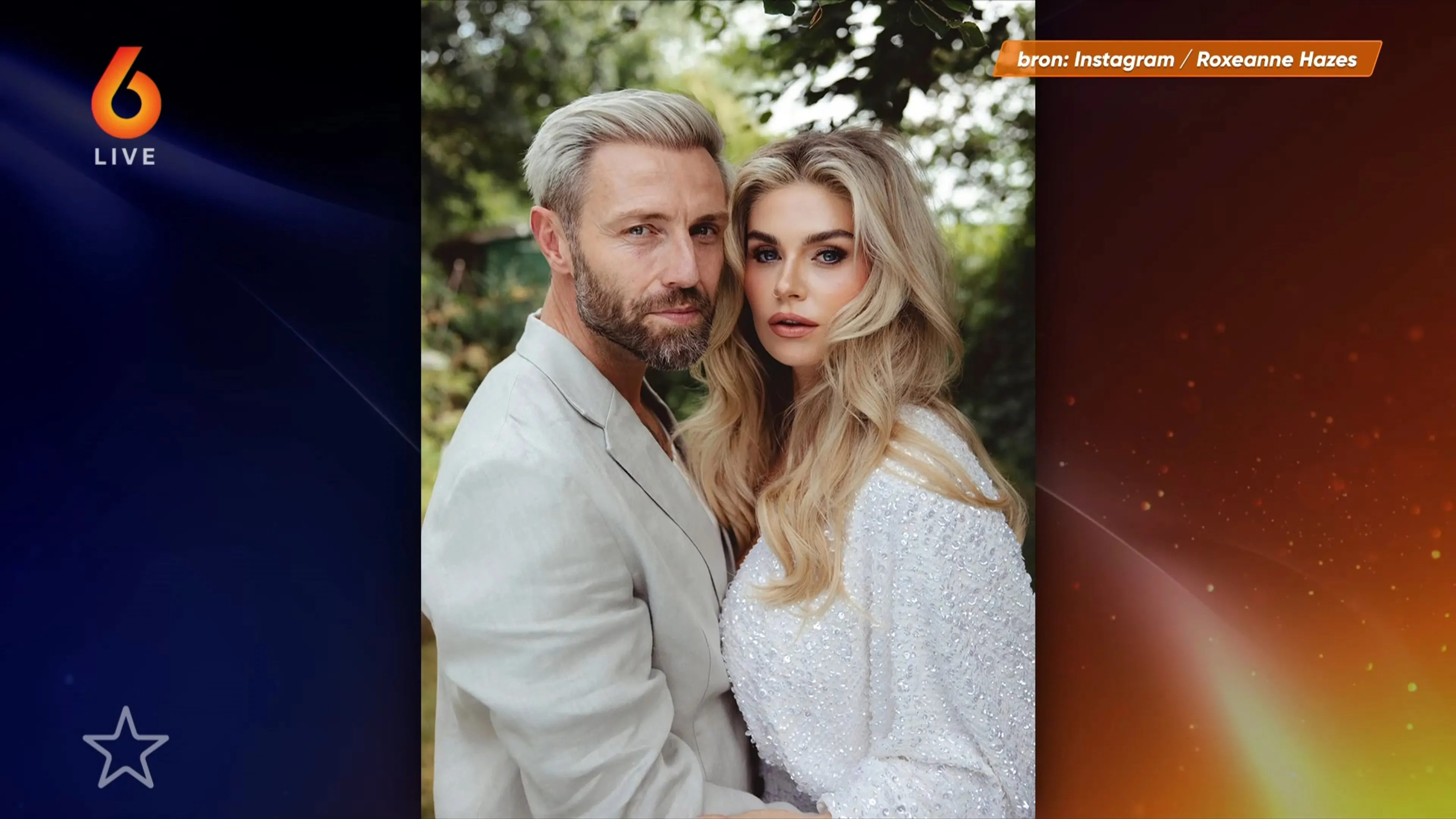 Roxeanne Hazes en Erik Zwennens zijn getrouwd