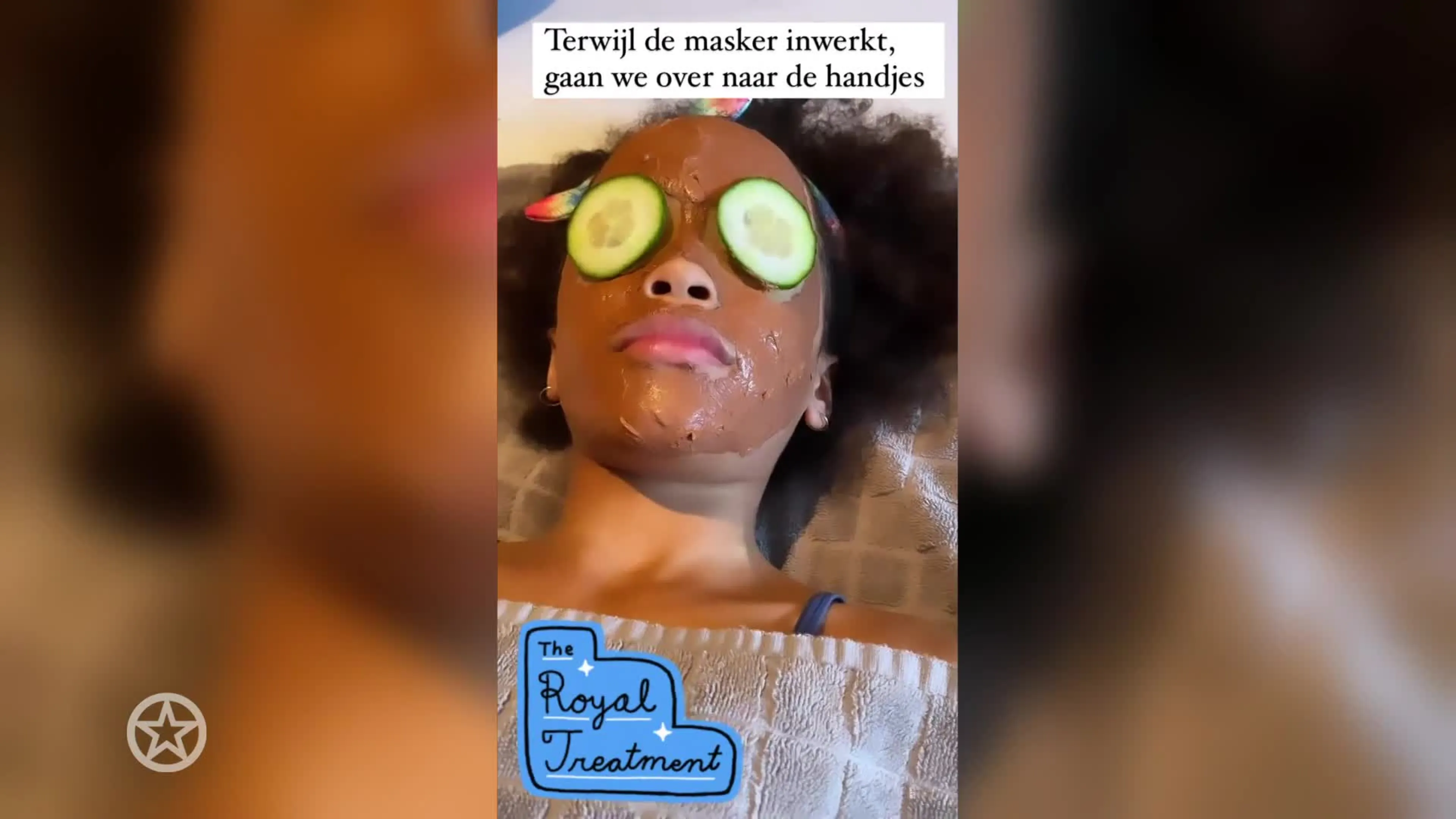 Cute! Jandino houdt spa dag voor dochtertje