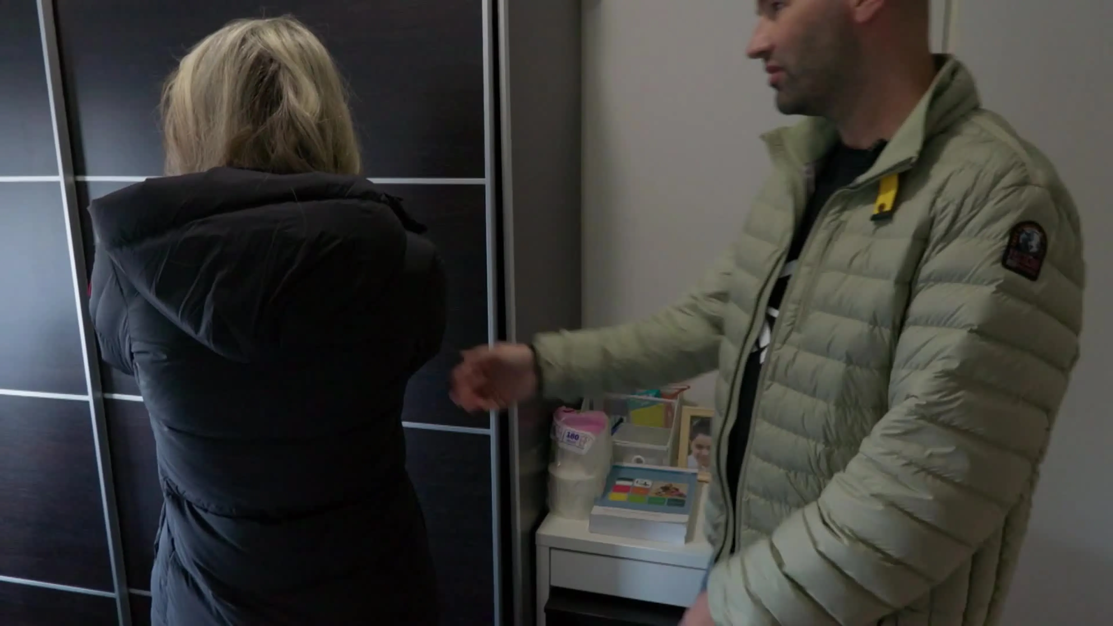 De families Alayoubi en Barkey zien elkaars huis