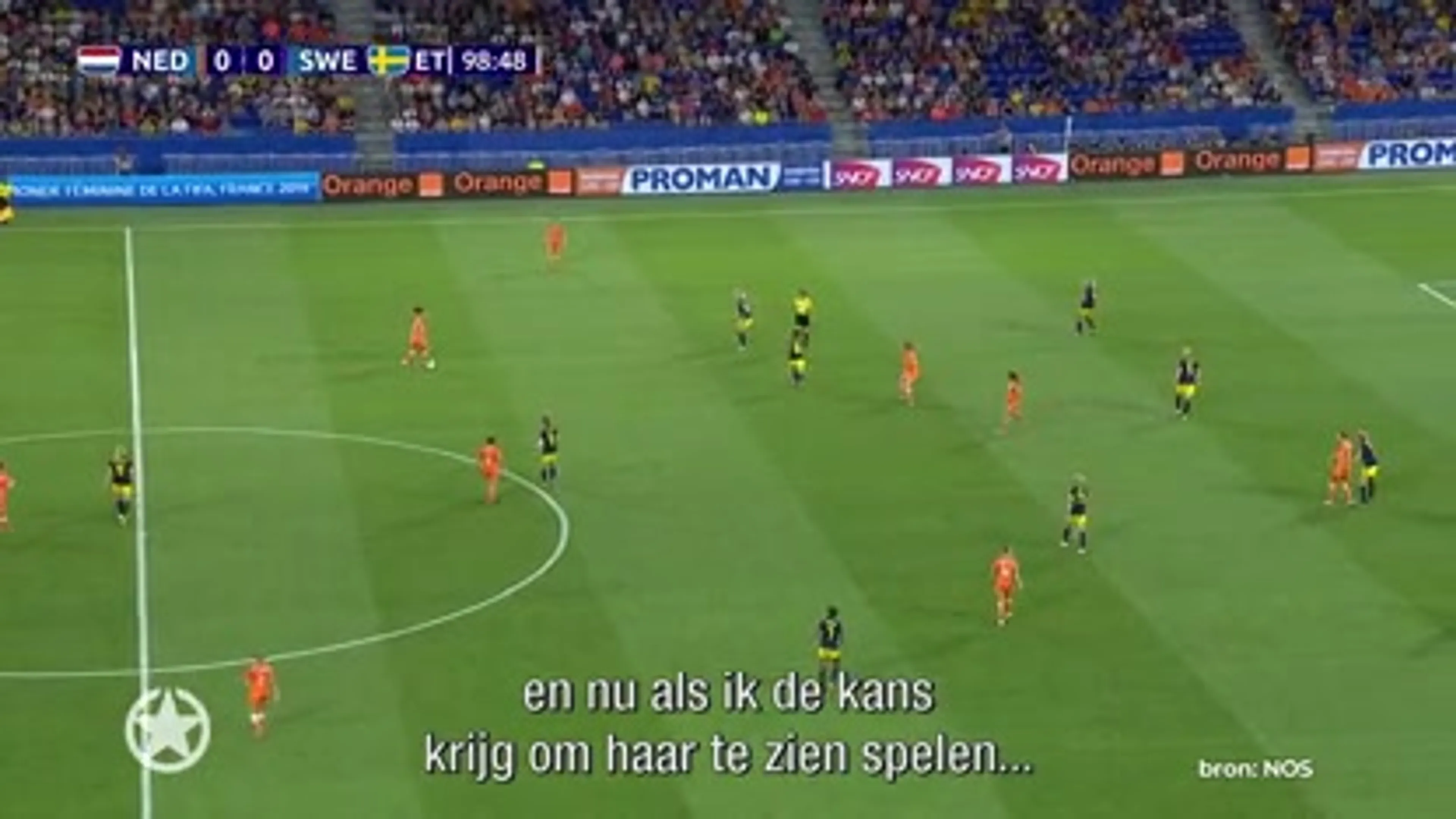 Man van Oranje Leeuwin Dominique, Brandon Bloodworth, maakt zich op voor de finale!