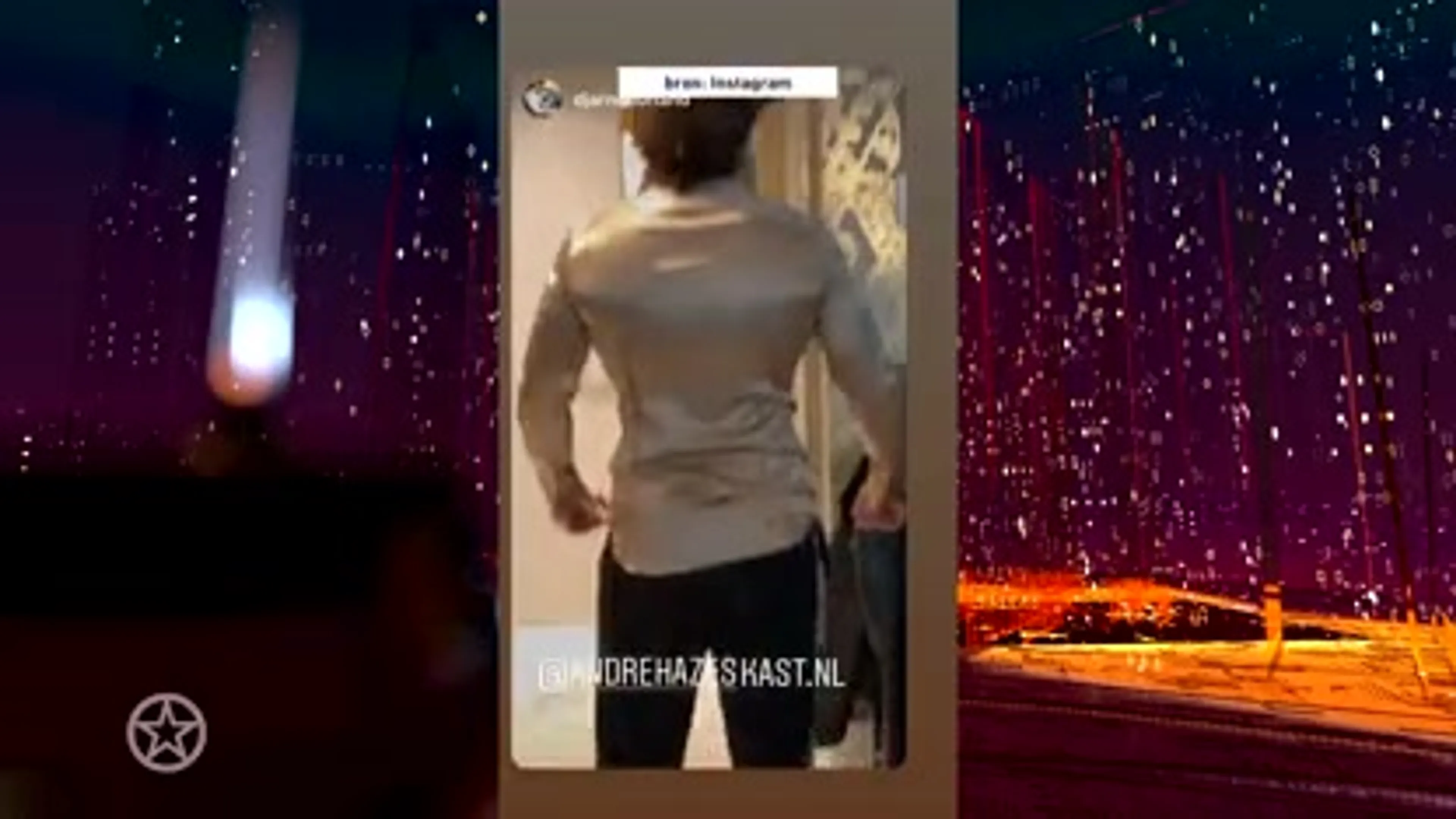 ZIEN: André Hazes barst bijna uit kleding
