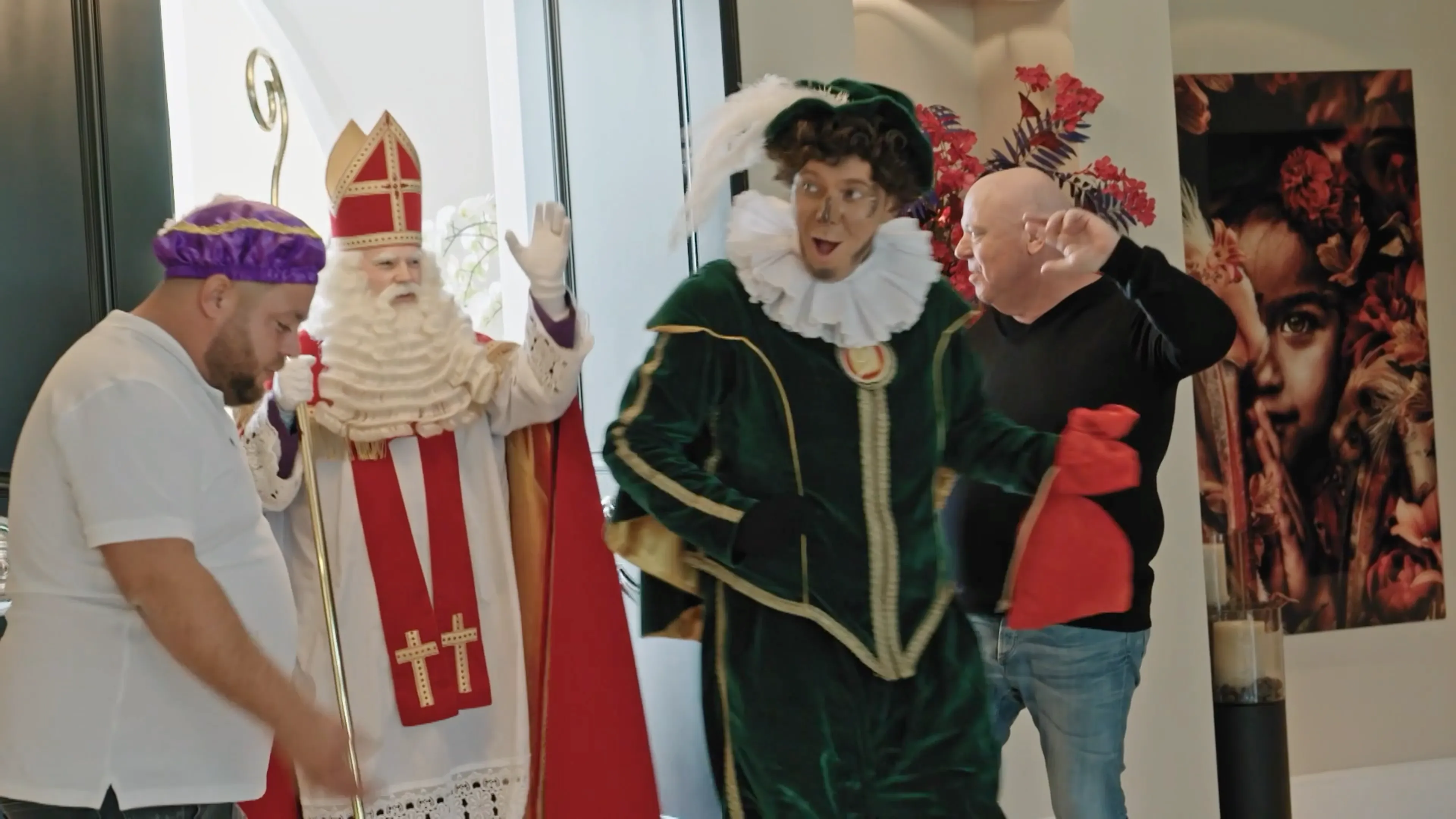 Sinterklaas komt langs in huize Gillis