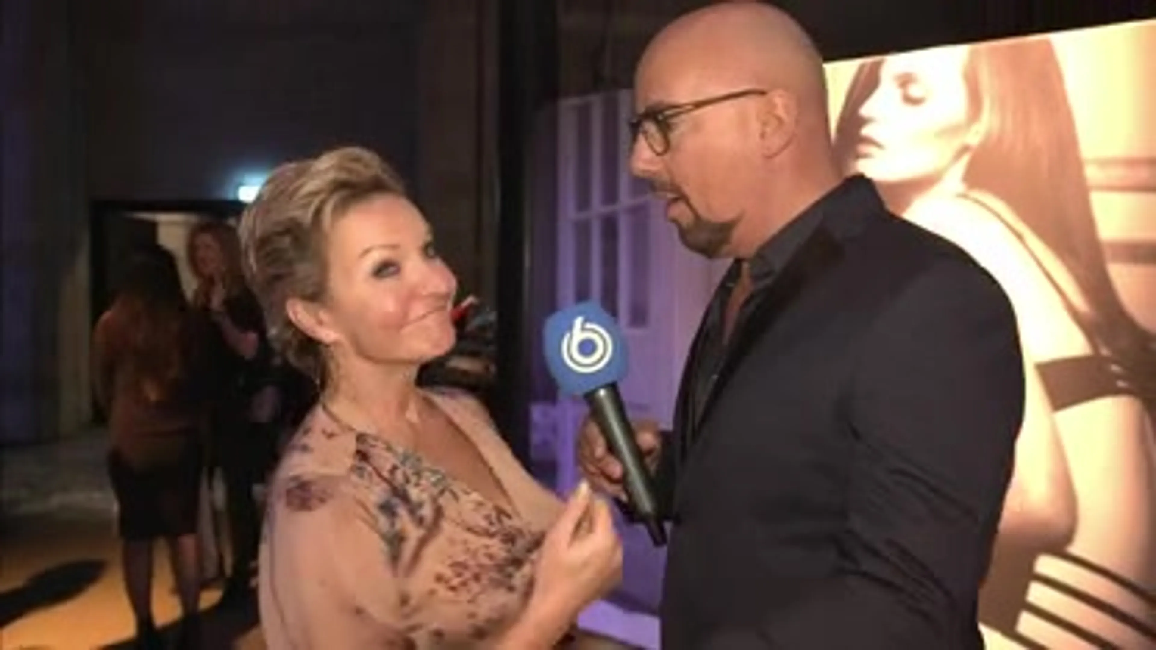 Marlies Dekkers met 'de billen bloot' tijdens lancering nieuwe collectie