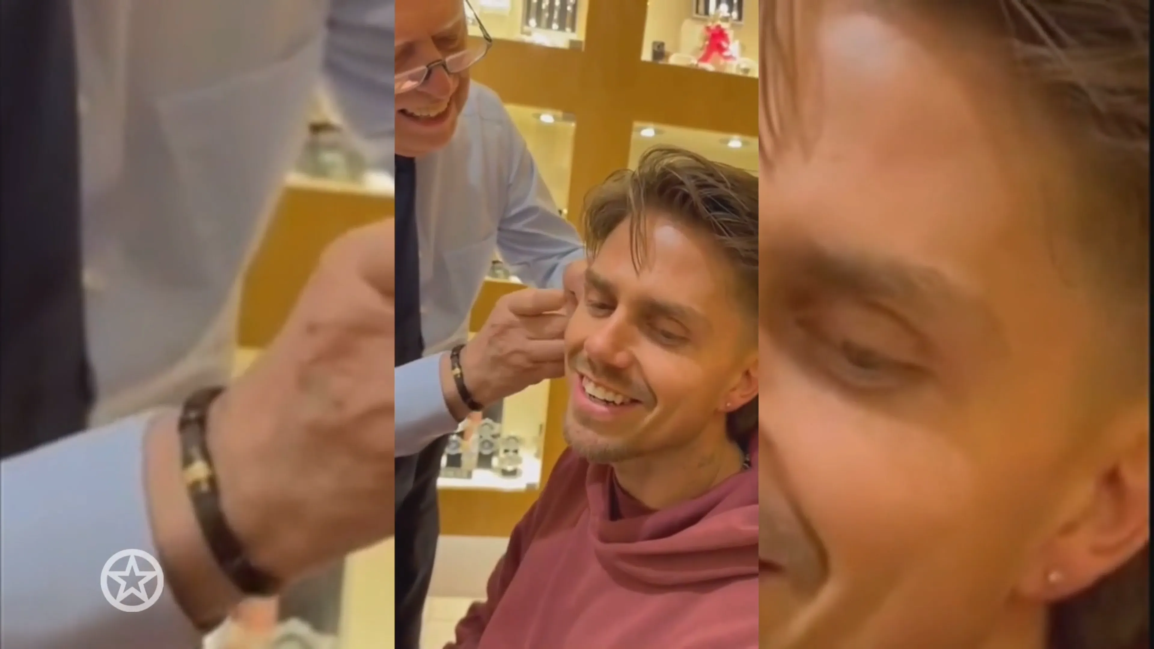 André Hazes laat oorbellen schieten