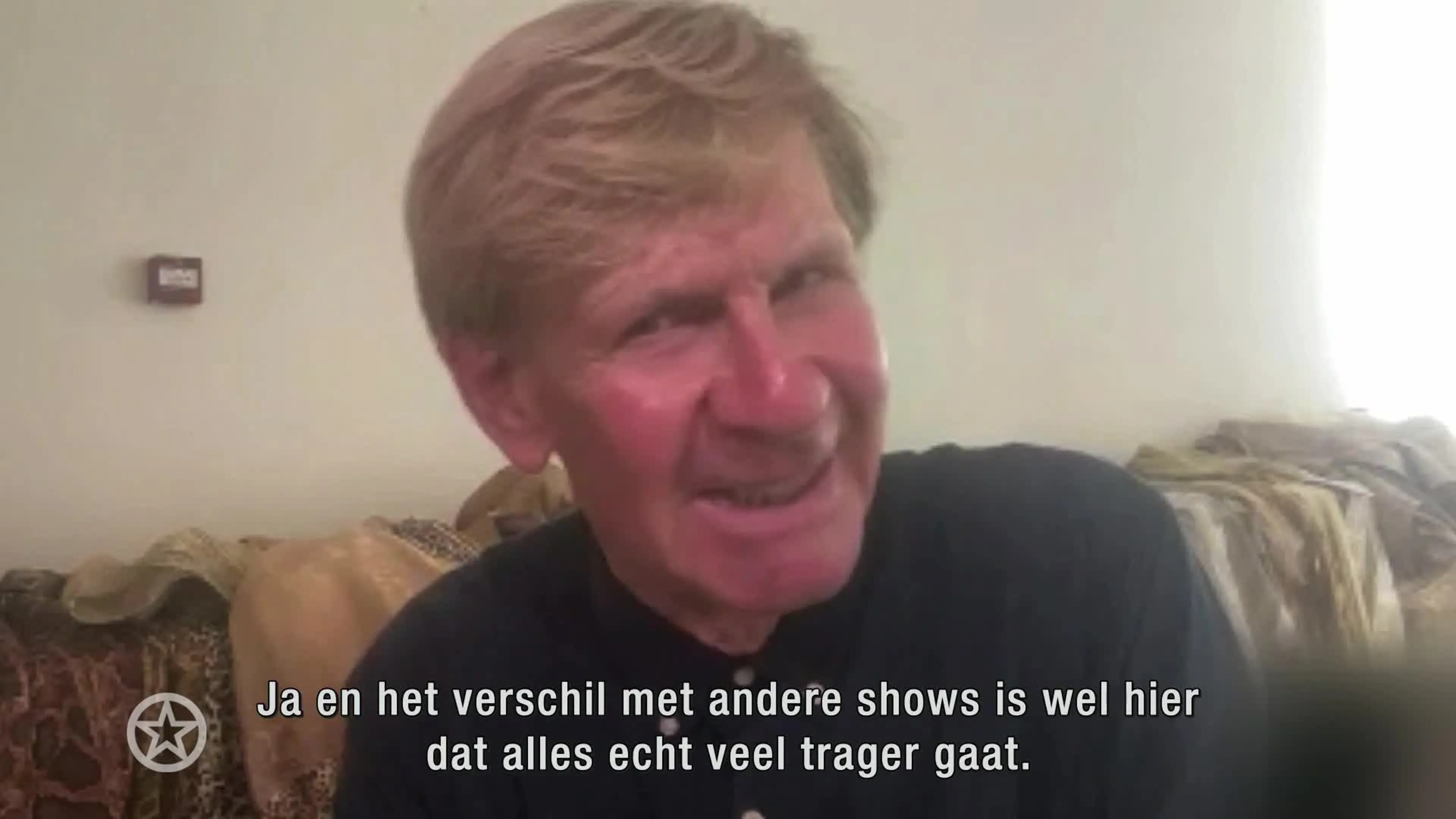 Addy van den Krommenacker heeft show in Gambia