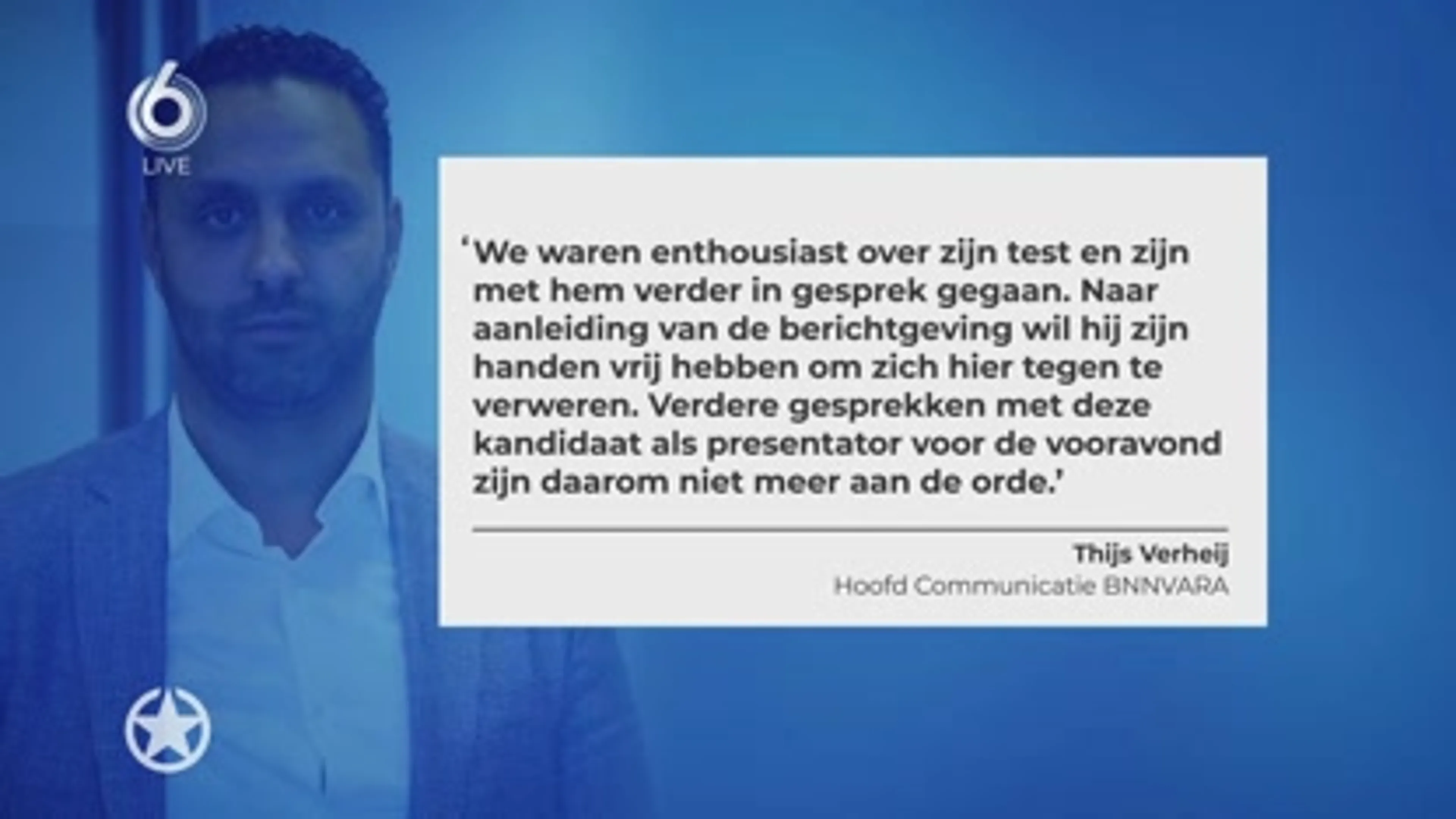 Deze man zou Matthijs van Nieuwkerk opvolgen in DWDD