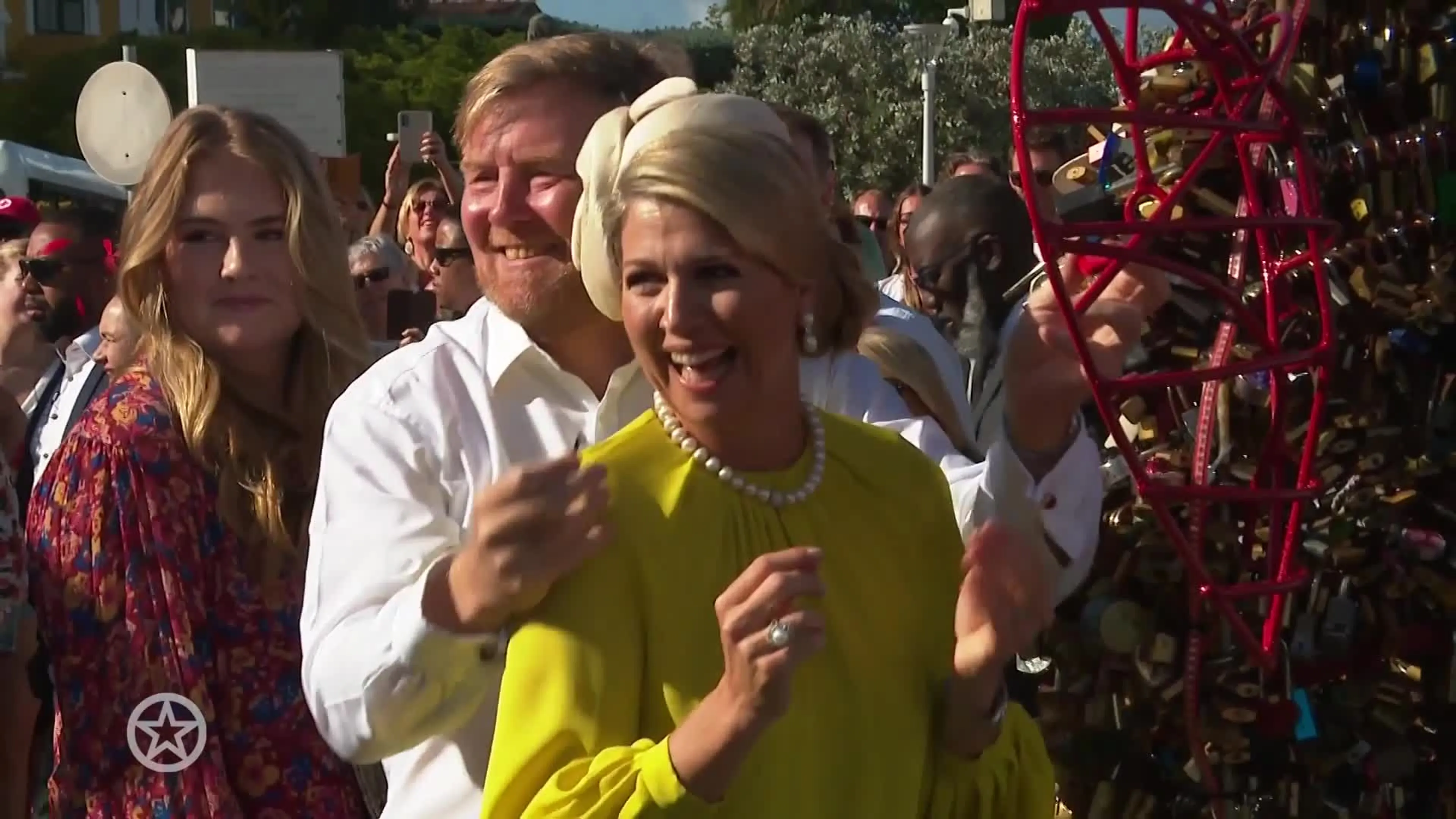 Willem-Alexander en Máxima vieren hun trouwdag