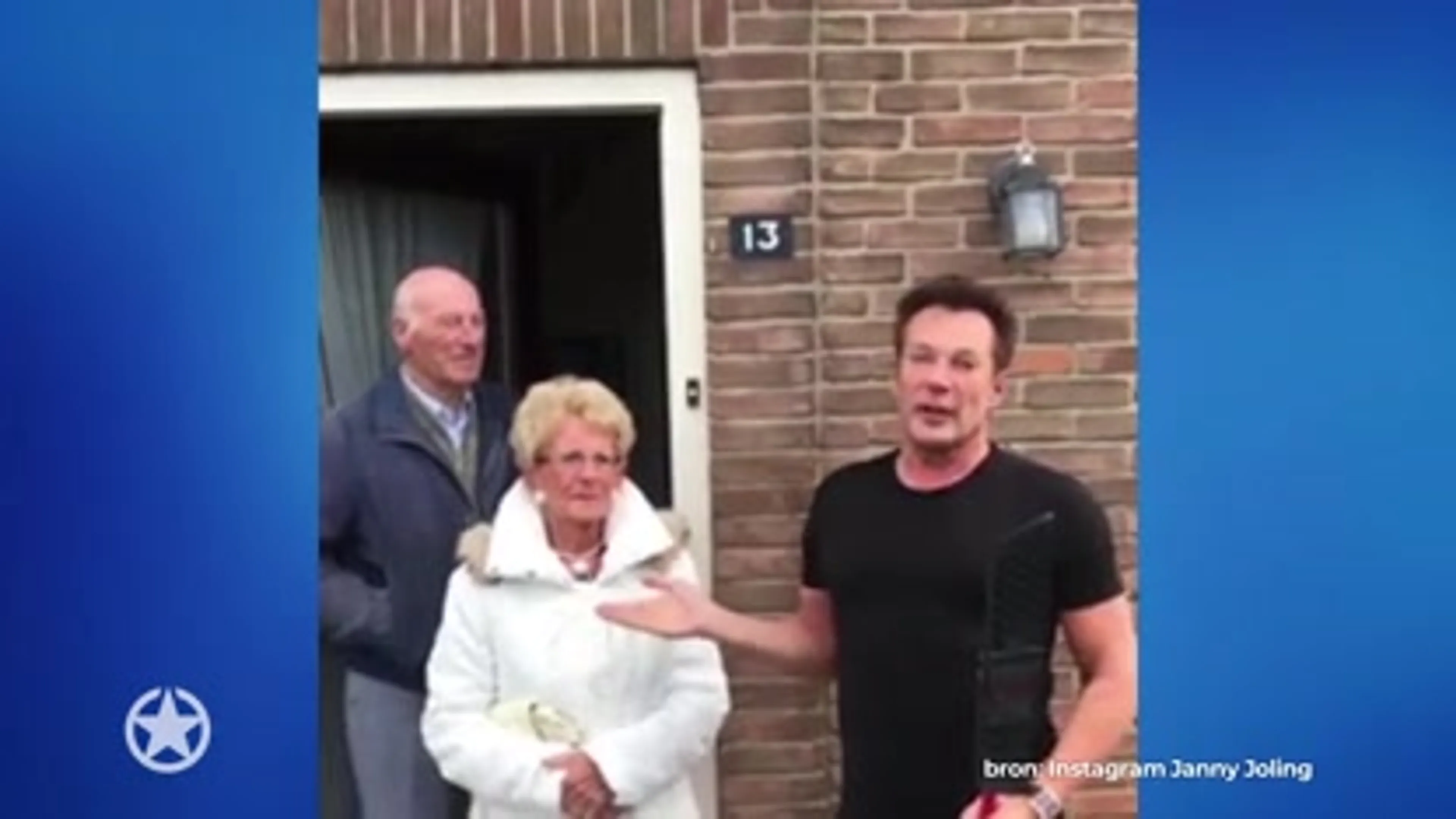 Gerard Joling verrast moeder na 'vervelende week'