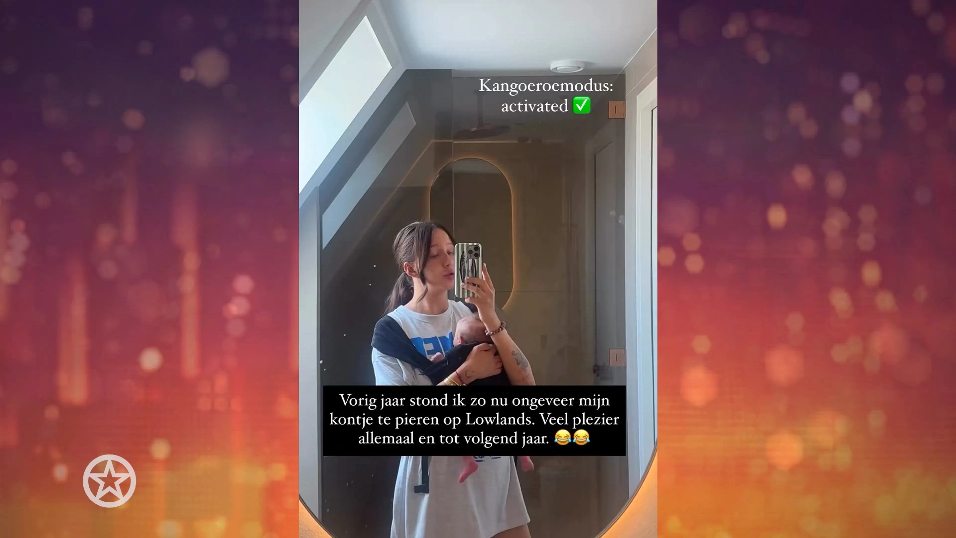 Sophie Milzink als kangoeroe