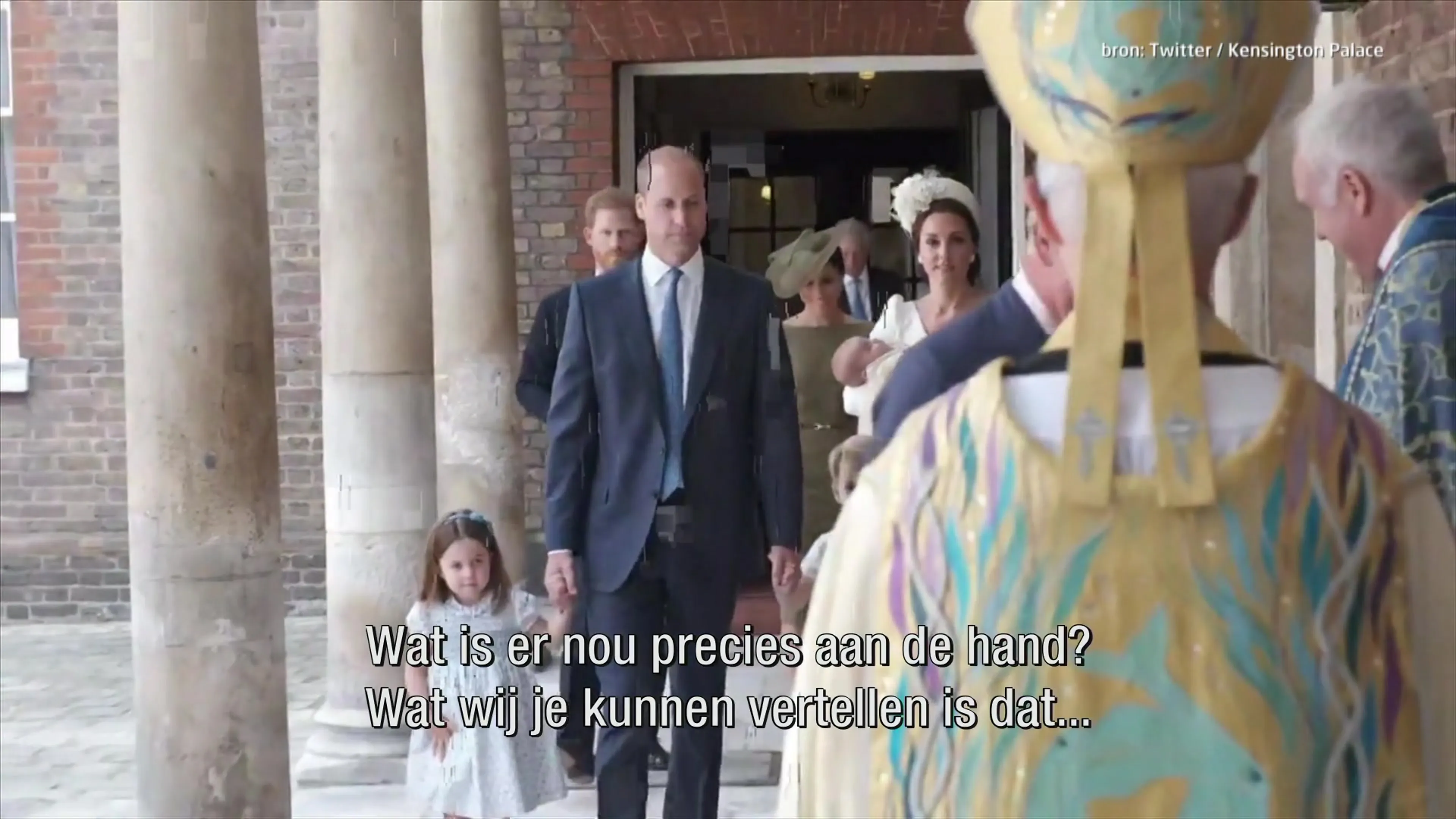 De doop van prins Louis