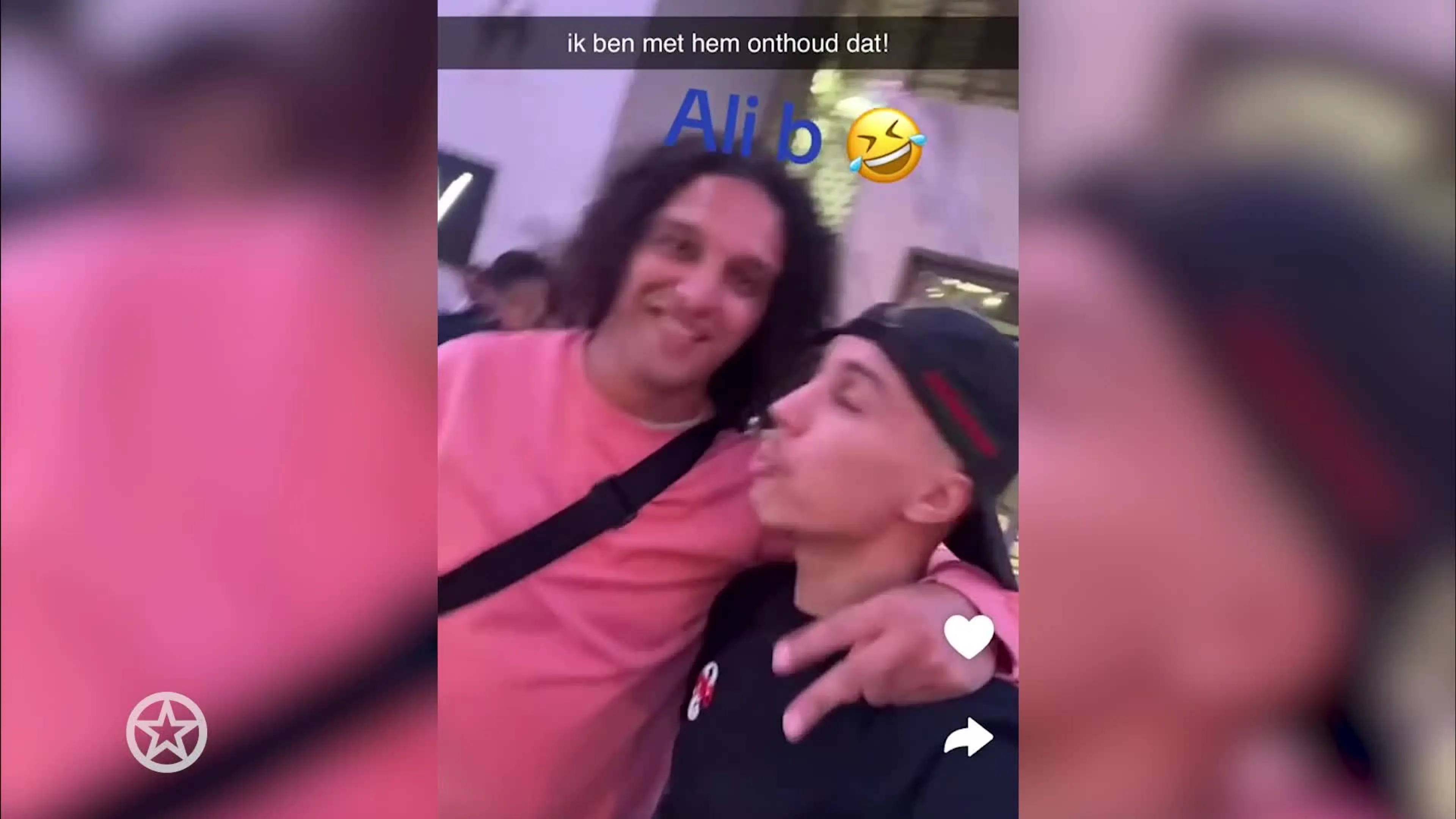 Ali B geconfronteerd door TikTokker