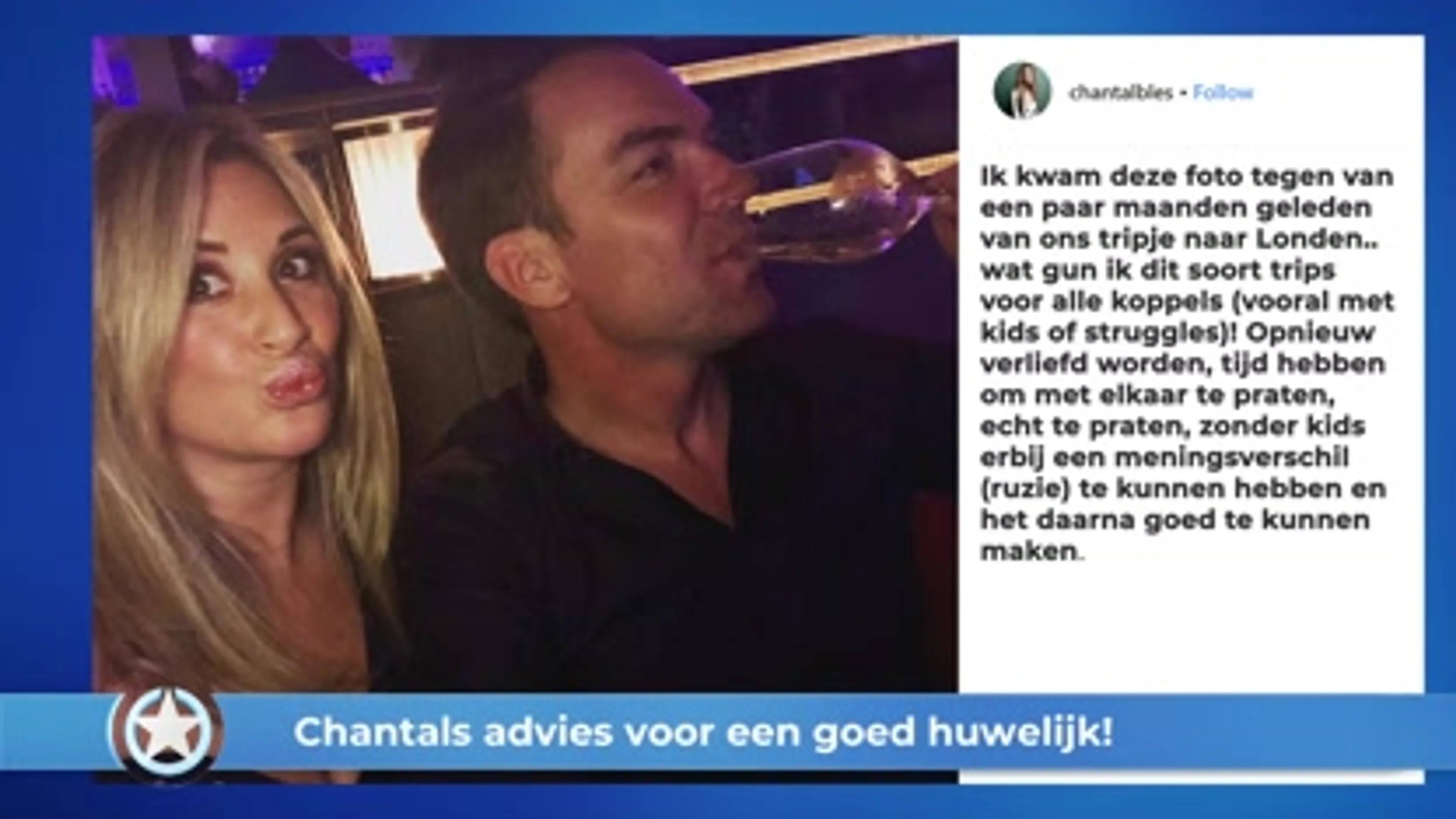 Show Update: Chantals advies voor een goed huwelijk!