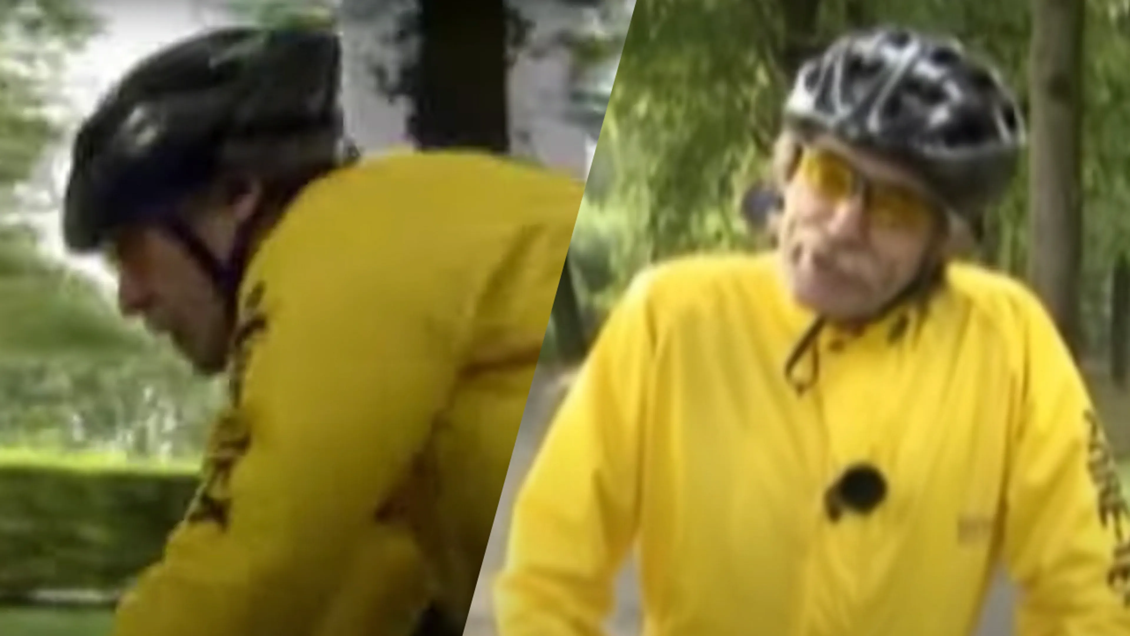 Throwback: Johan Derksen doet aflevering Doordekken vanaf racefiets: 'Ik heb goede benen vandaag!'