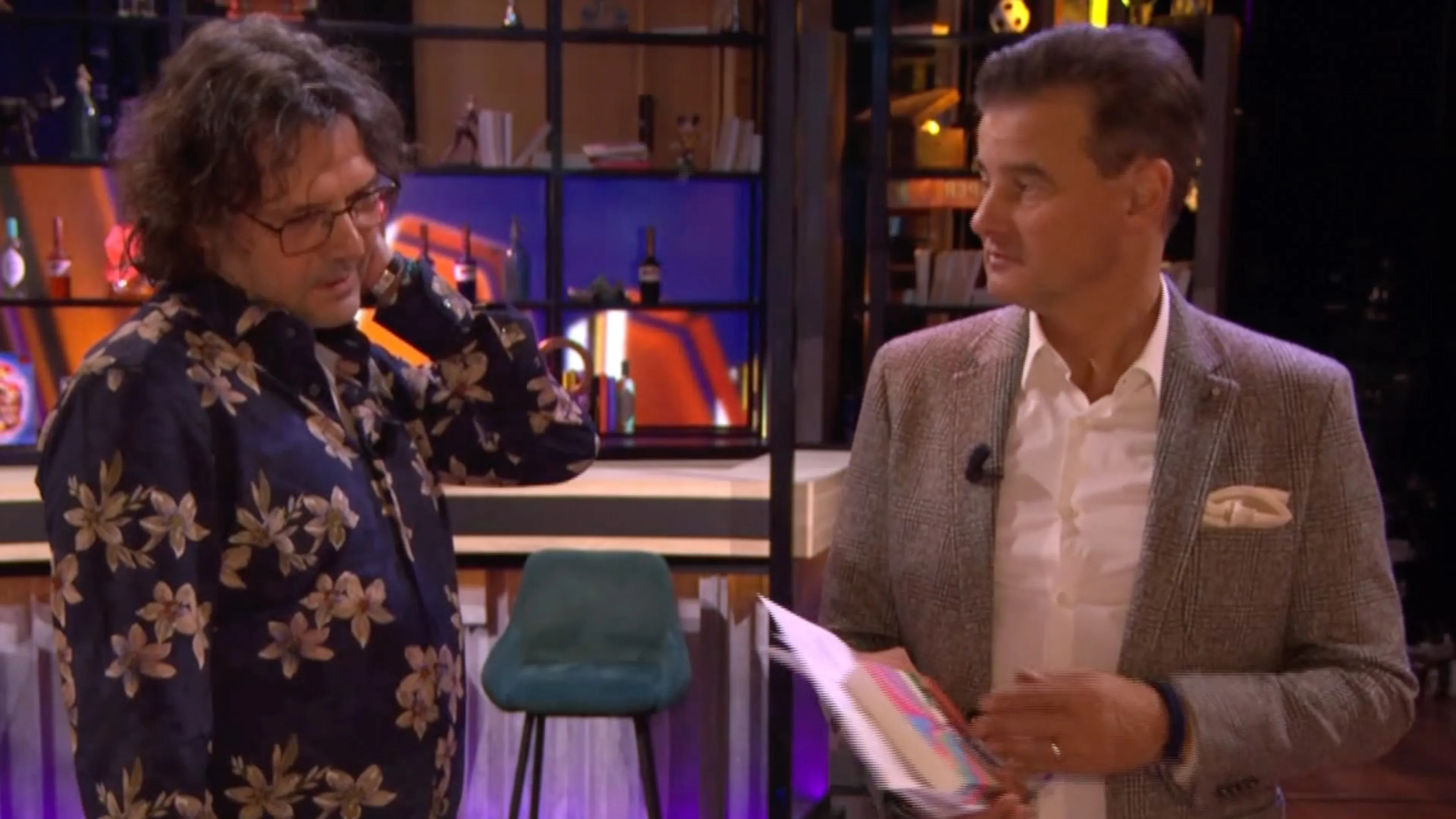Job Knoester kreeg in commercial break appje van zijn vrouw over uitzending Vandaag Inside