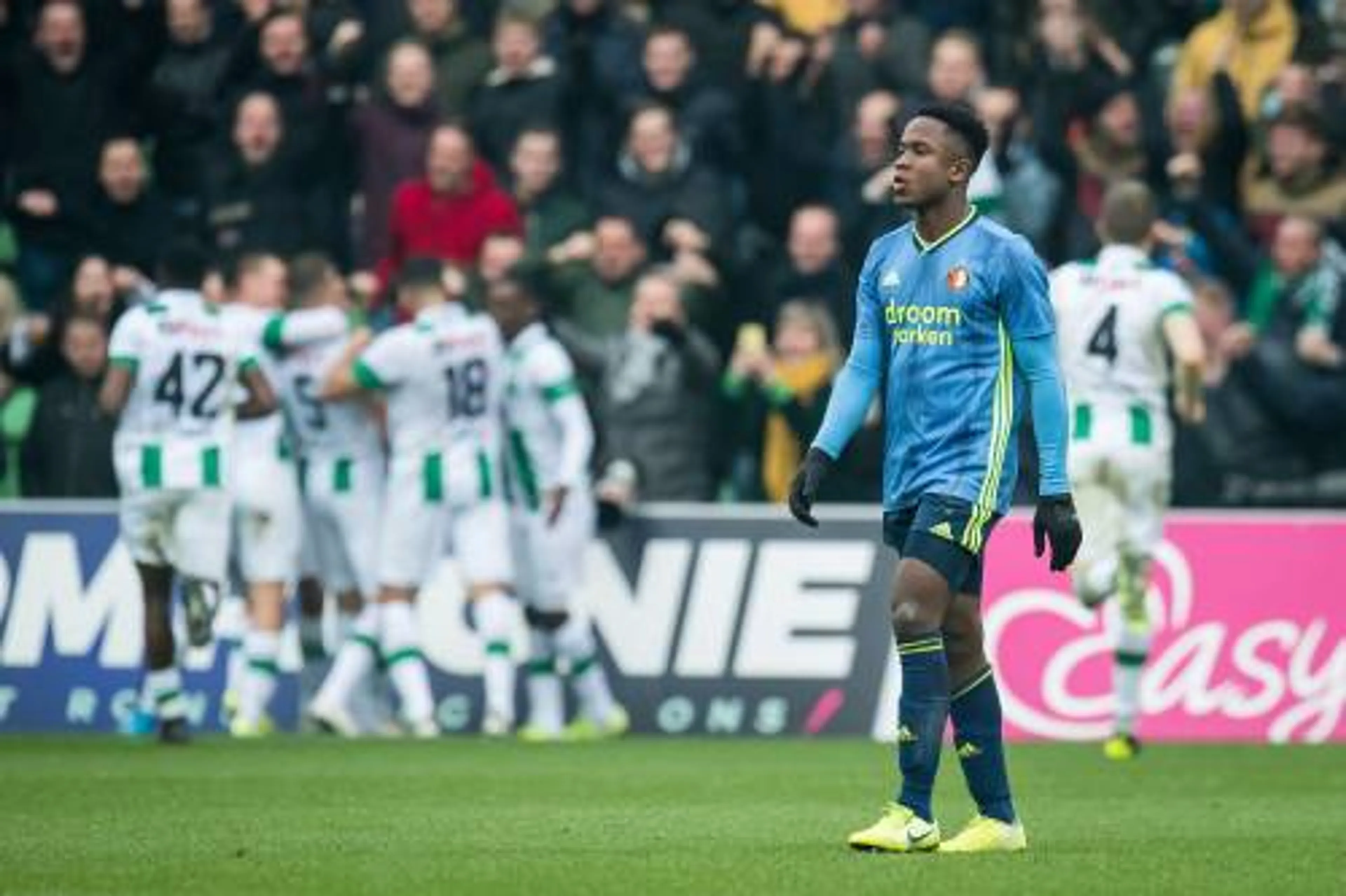 Feyenoord speelt gelijk bij FC Groningen: 1-1