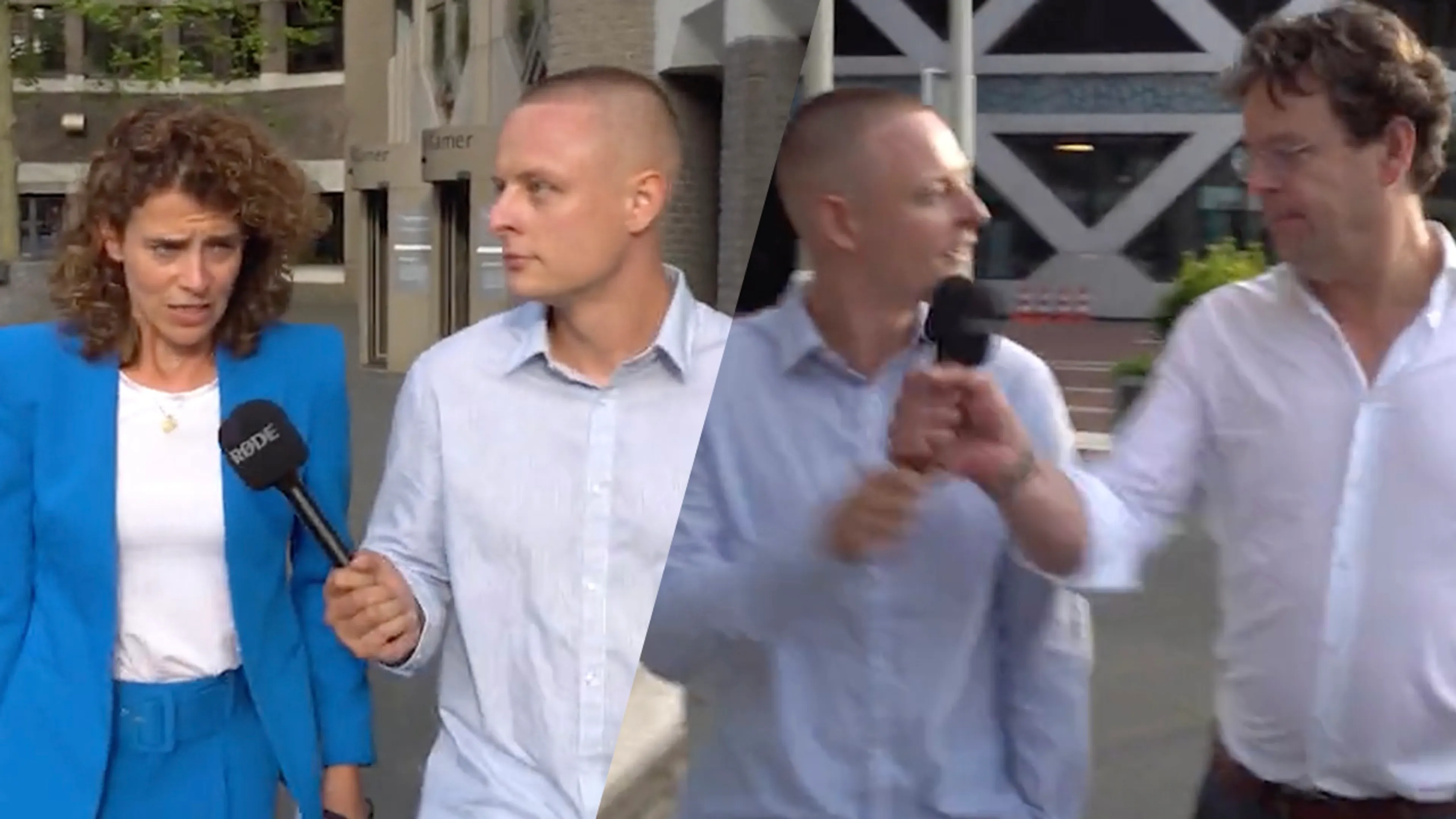 Journalist Left Laser doet aangifte tegen VVD-voorlichter na weggooien microfoon
