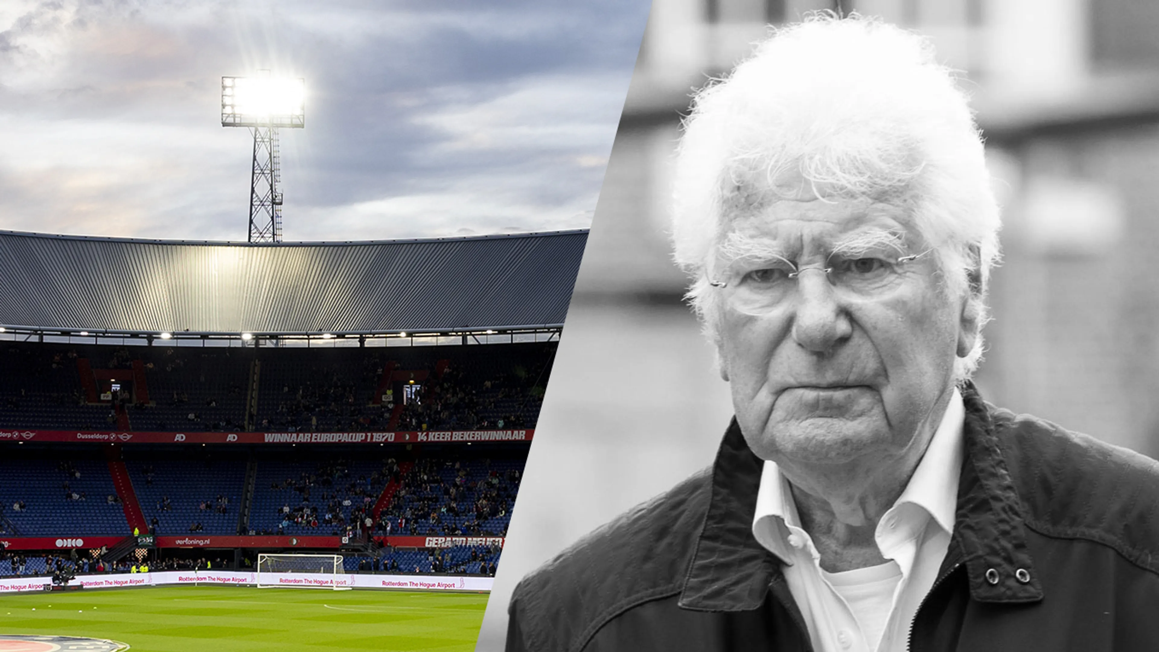 Oproep tot eerbetoon voor overleden Gerard Cox tijdens komende wedstrijd van Feyenoord