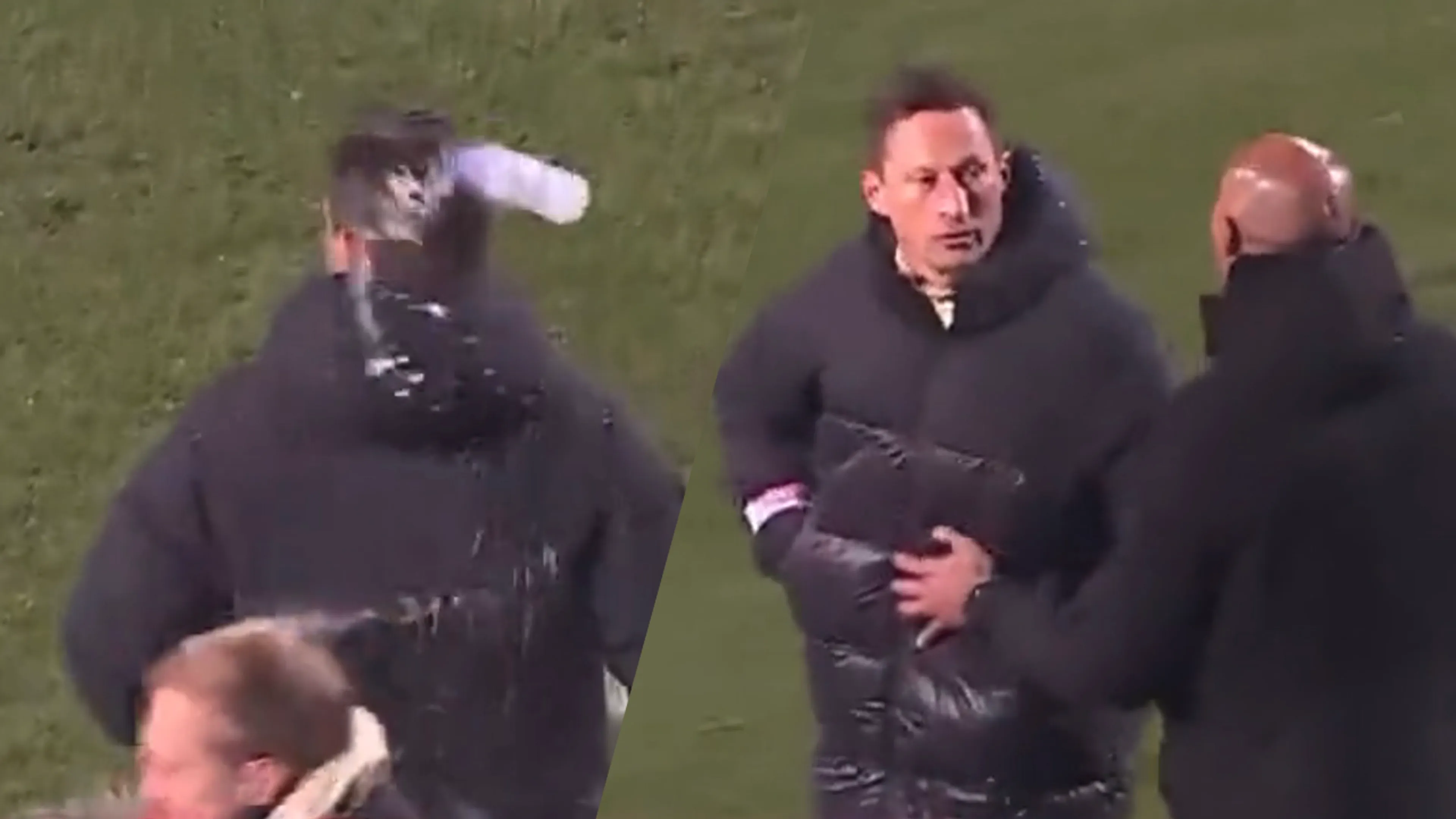 Voormalig PSV-trainer Schmidt belaagd bij uitwedstrijd, krijgt rode kaart voor reactie