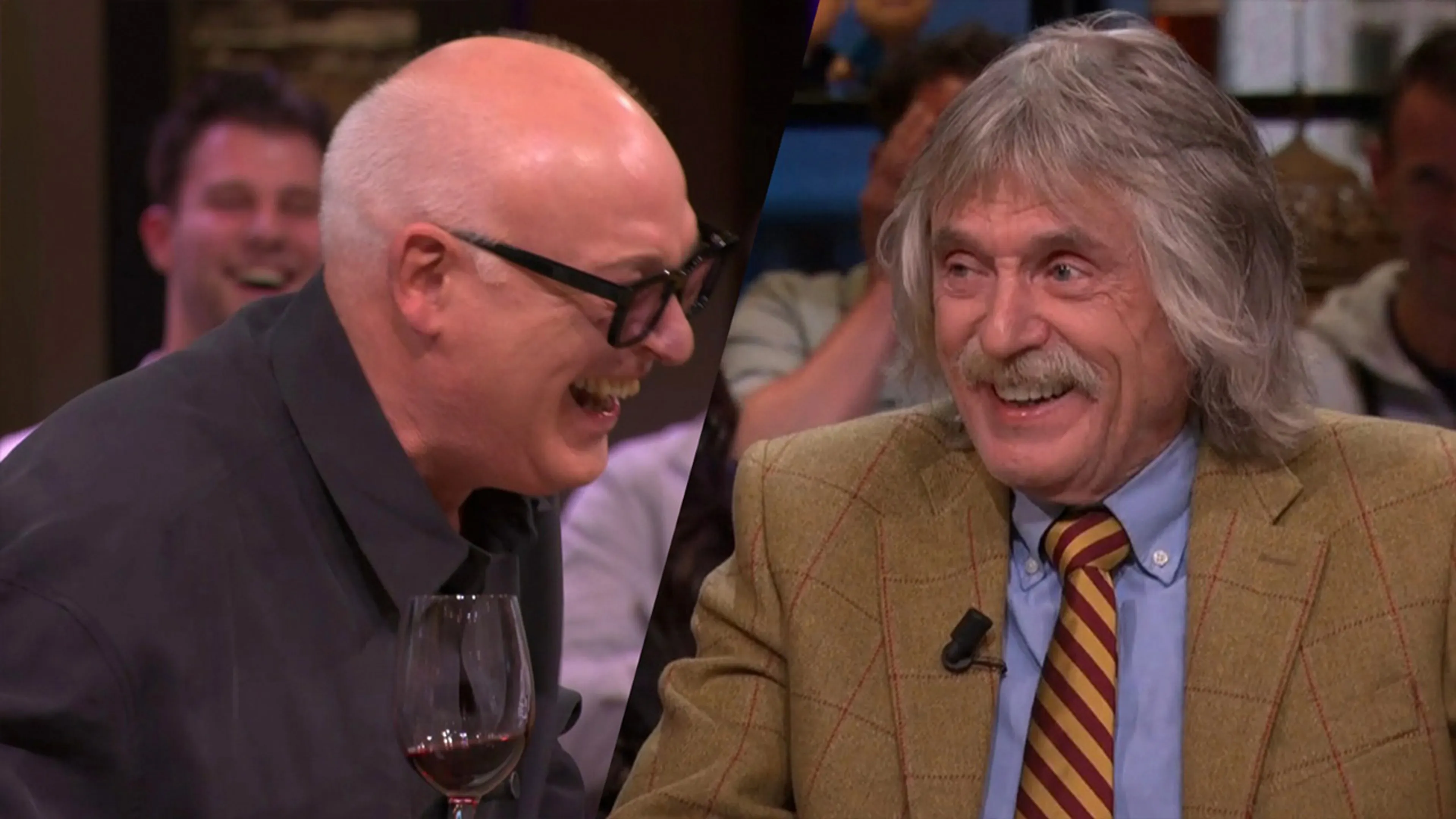 René na grap van Johan over het publiek: 'Wat zal John de Mol ons missen!'