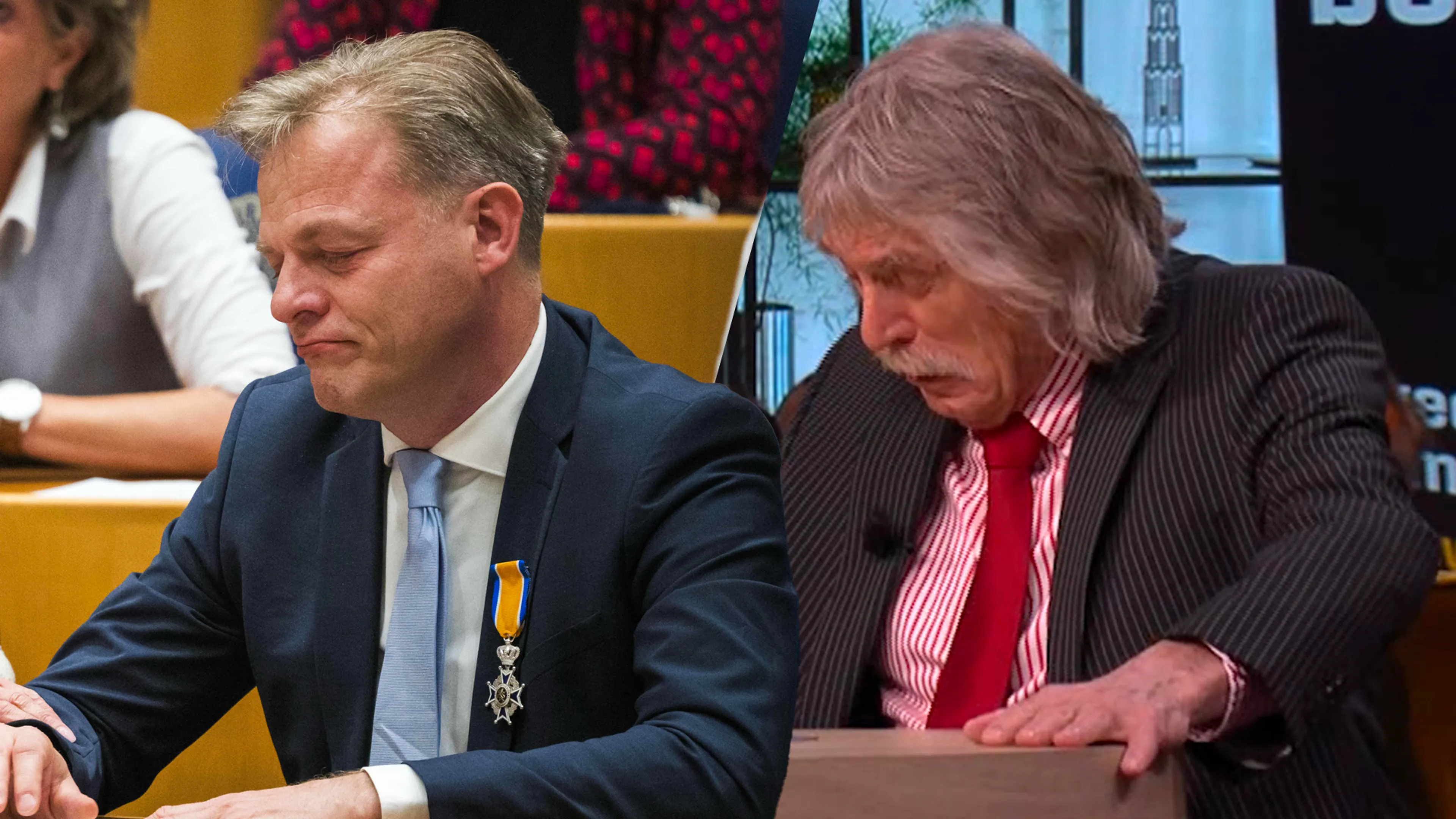 Johan Derksen verrast bij Vandaag Inside met Omtzigt-imitatie – en hoe!