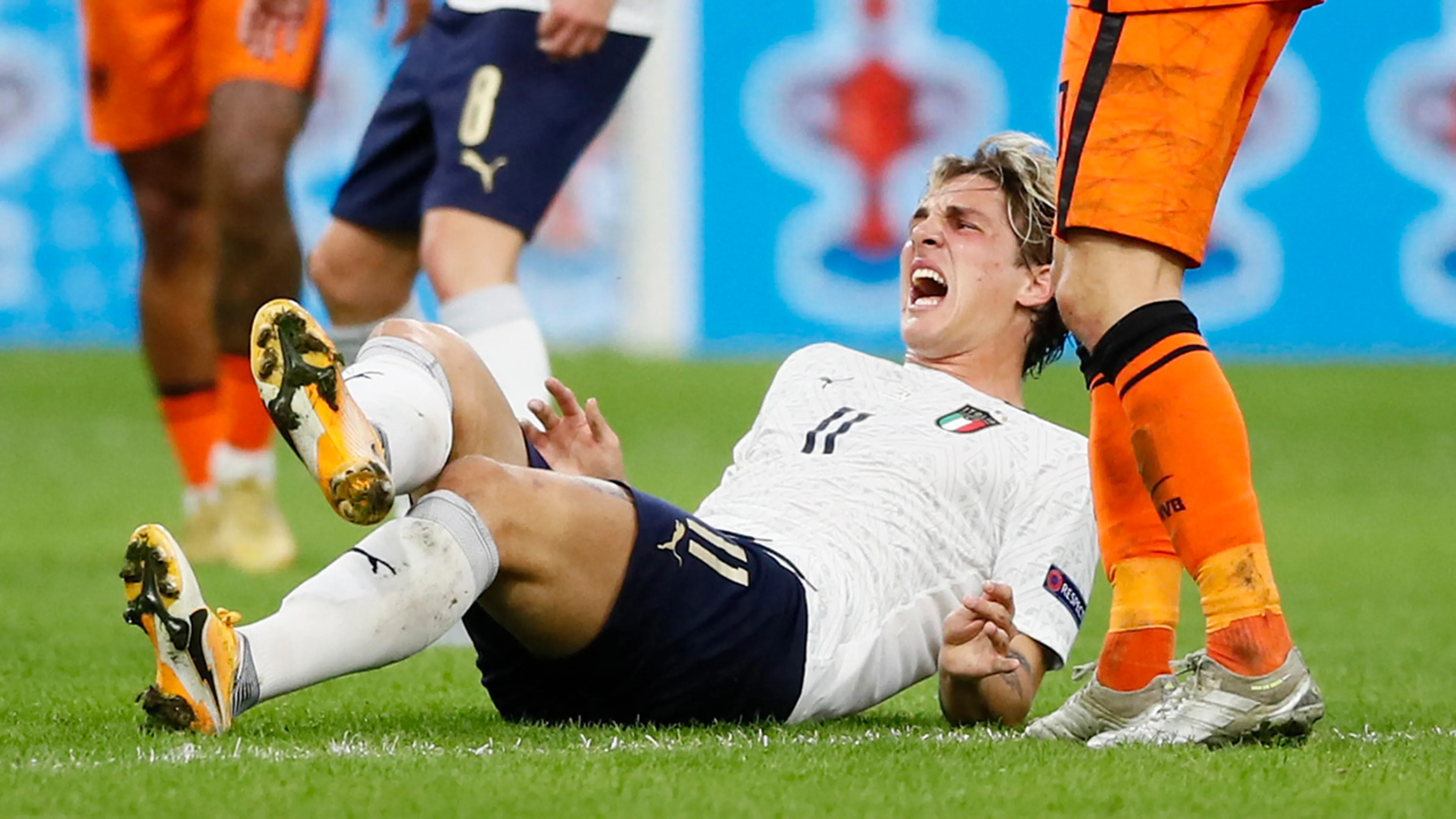 AS Roma bevestigt zware knieblessure Zaniolo na duel met Oranje